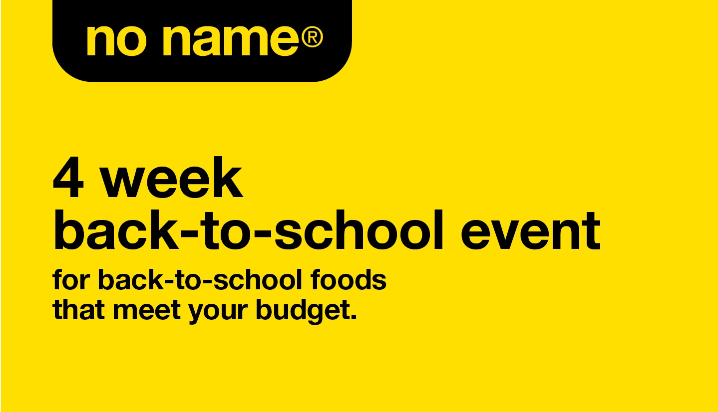 4 week back-to-school event for back-to-school foods that meet your budget.