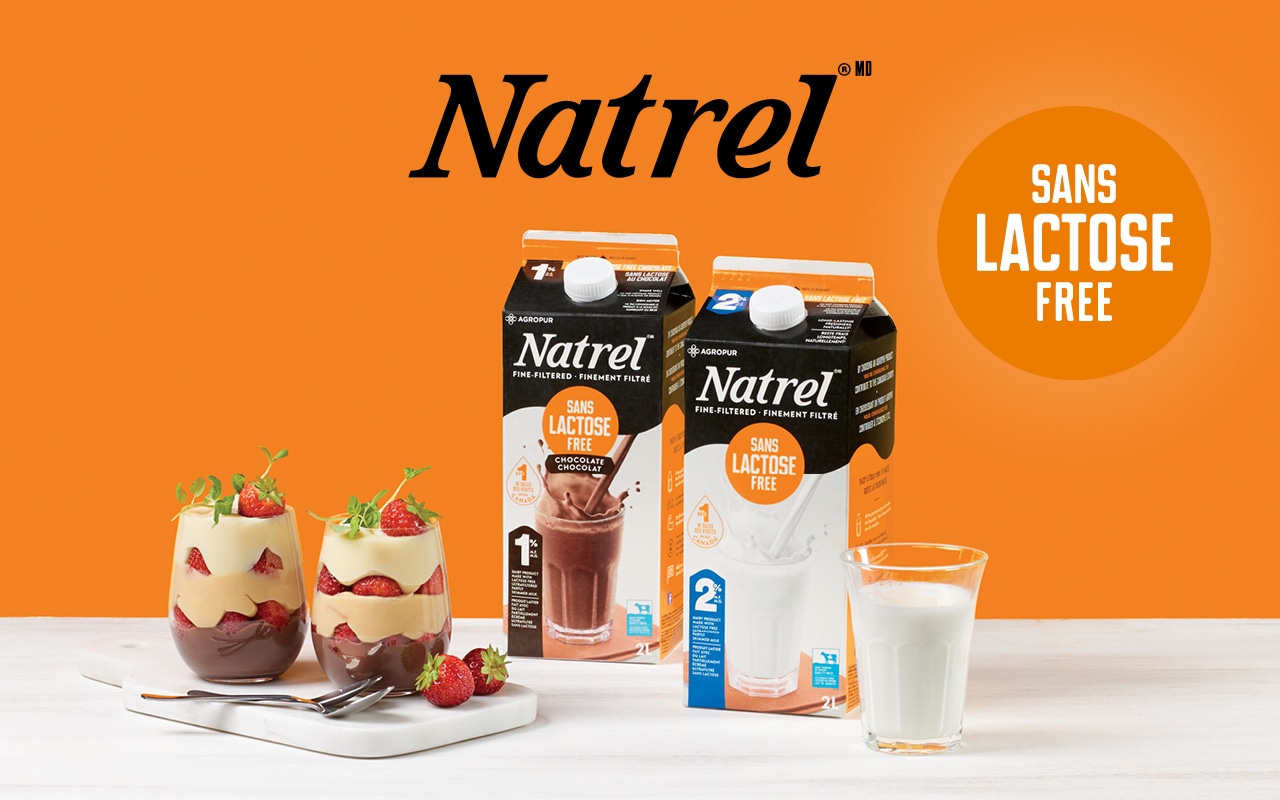Natrel Fine-filtered 0% Fat Free Skim Milk, 2 L