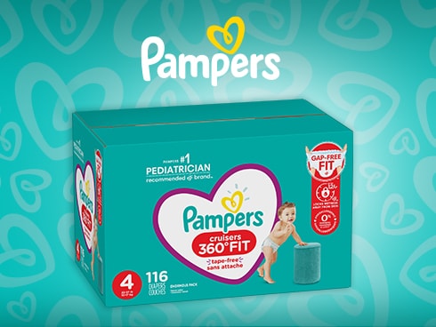 Pampers Easy Ups Training Underwear Girls Size 4 2T-3T 112 Count; - 112 ea