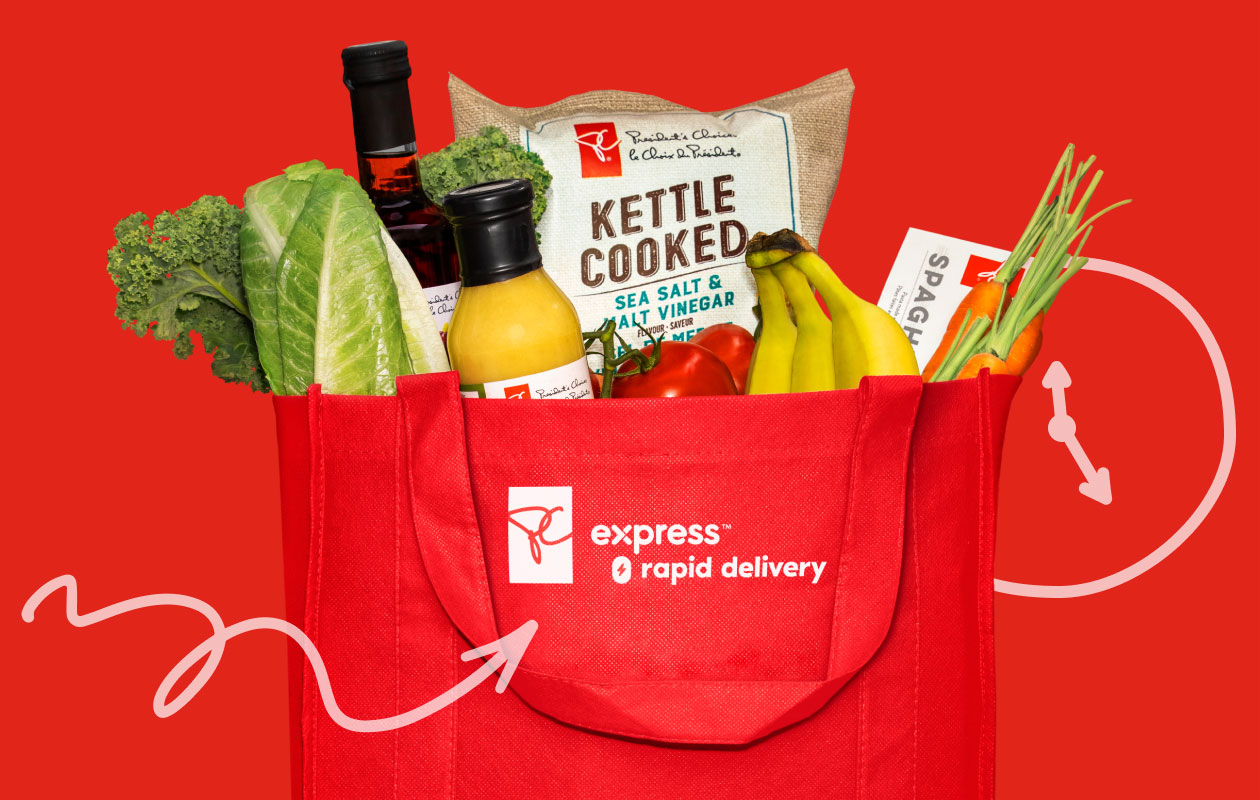 PC Express™ Rapid Delivery  Groceries In As Little As 30 Minutes