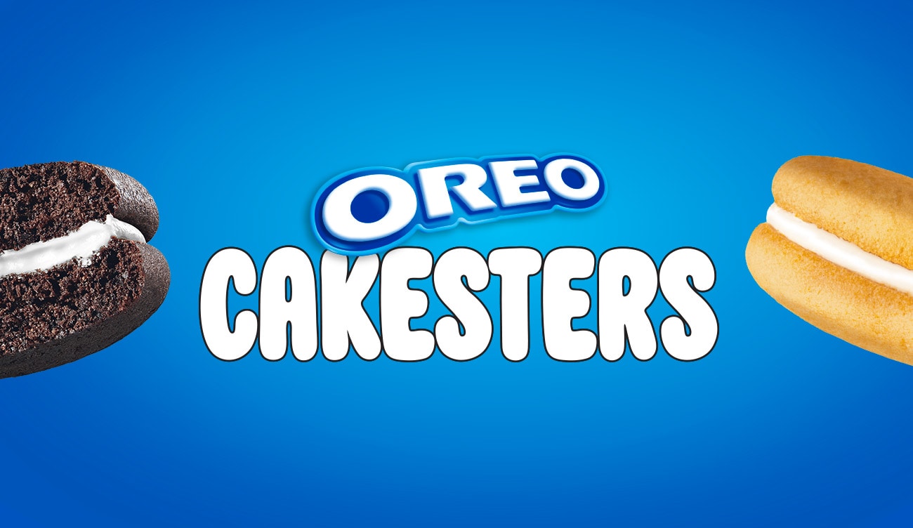 Oreo Cakesters. The OREO taste you love, now in a deliciously soft cake format.