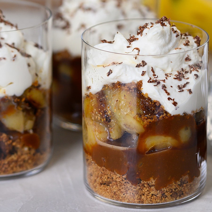 Image - Caramelized Banana Dulce de Leche Pie Parfaits