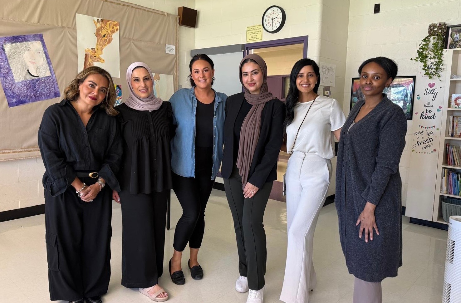 A group photo of the Beauty specialists and managers together.