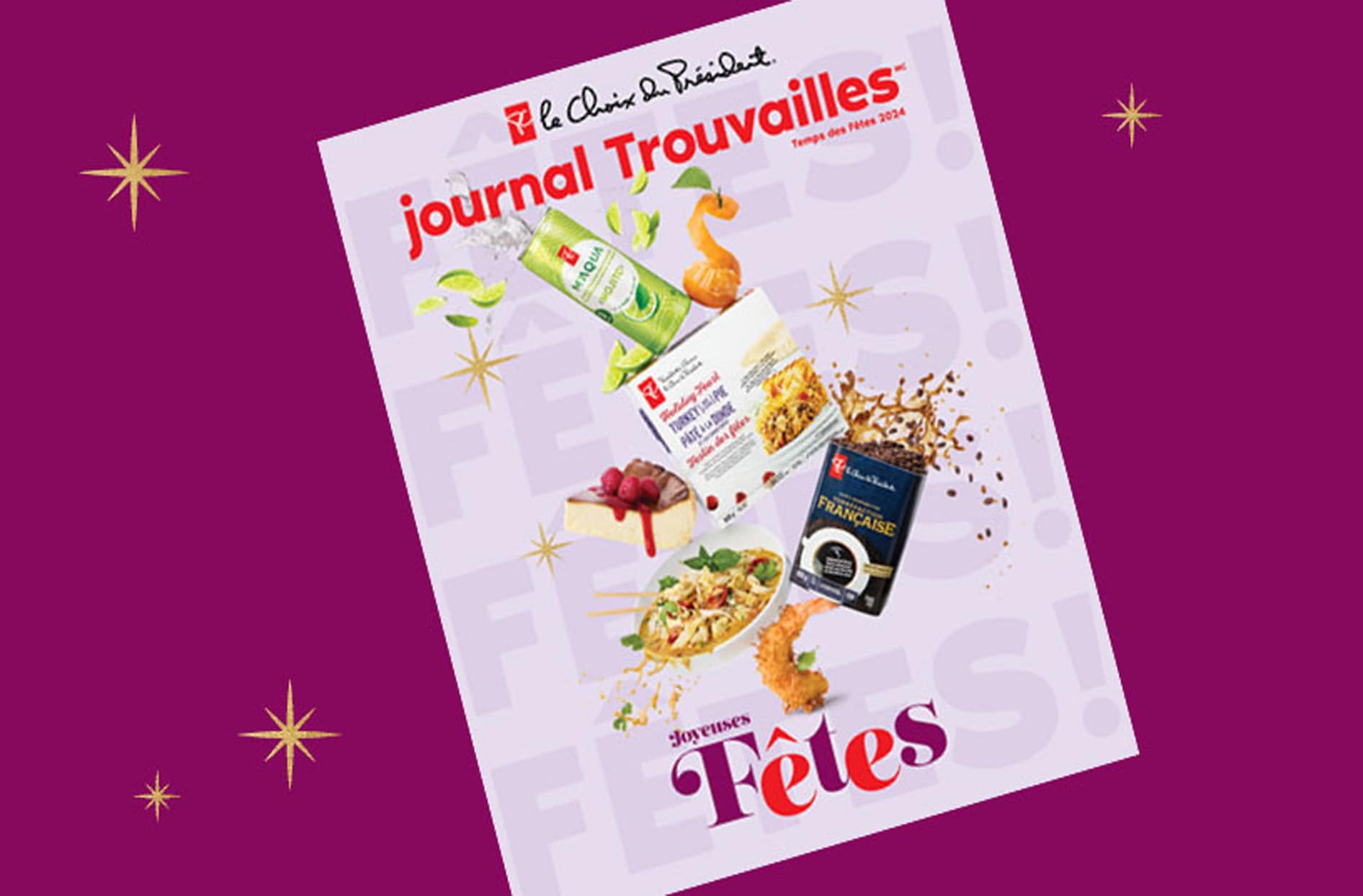 Une image de la page couverture de l’édition des Fêtes du journal TrouvaillesMC PCMD. 