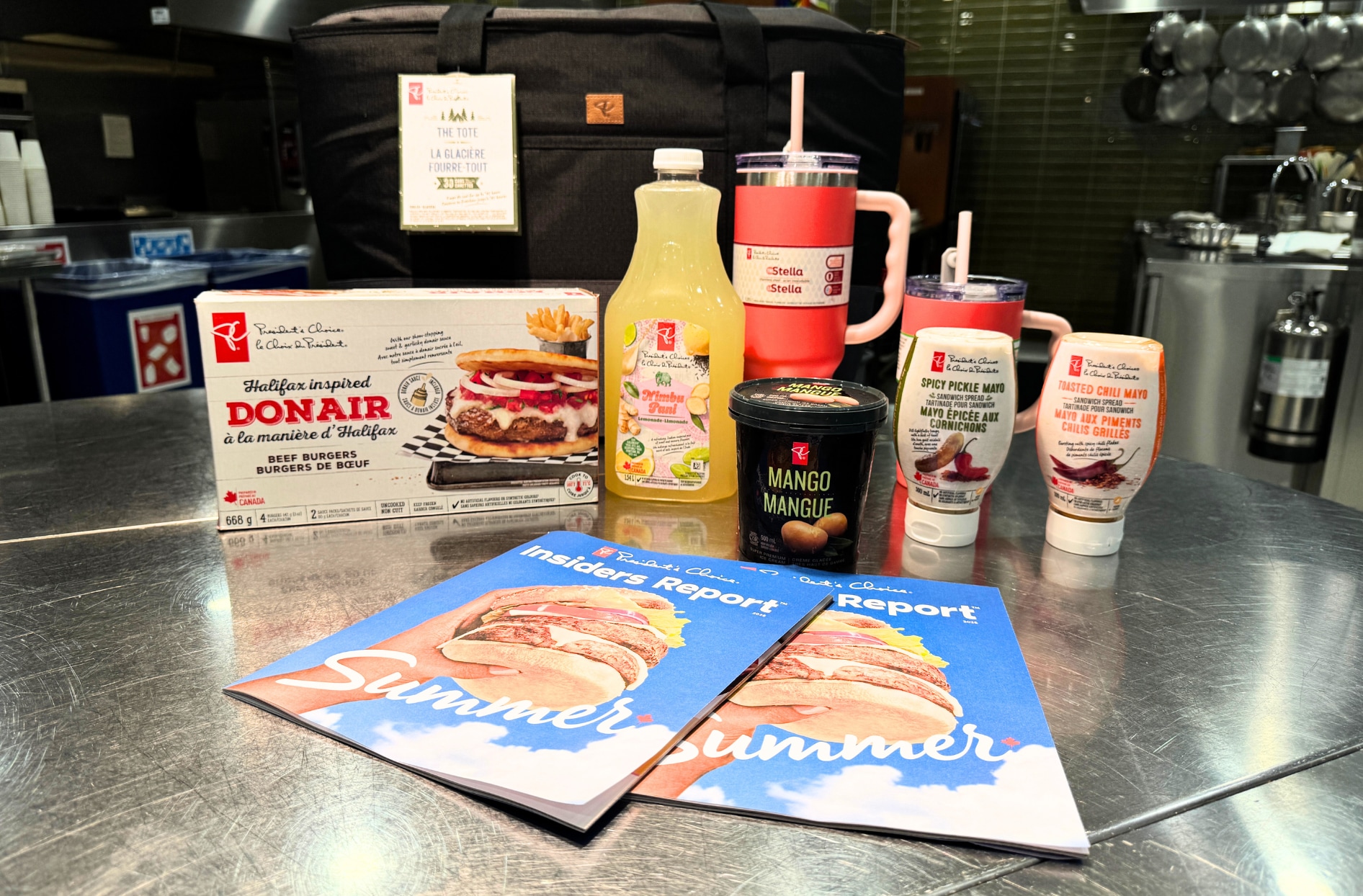  A photo of all the recommended must trys sitting on the test kitchen table at 1PCC. 