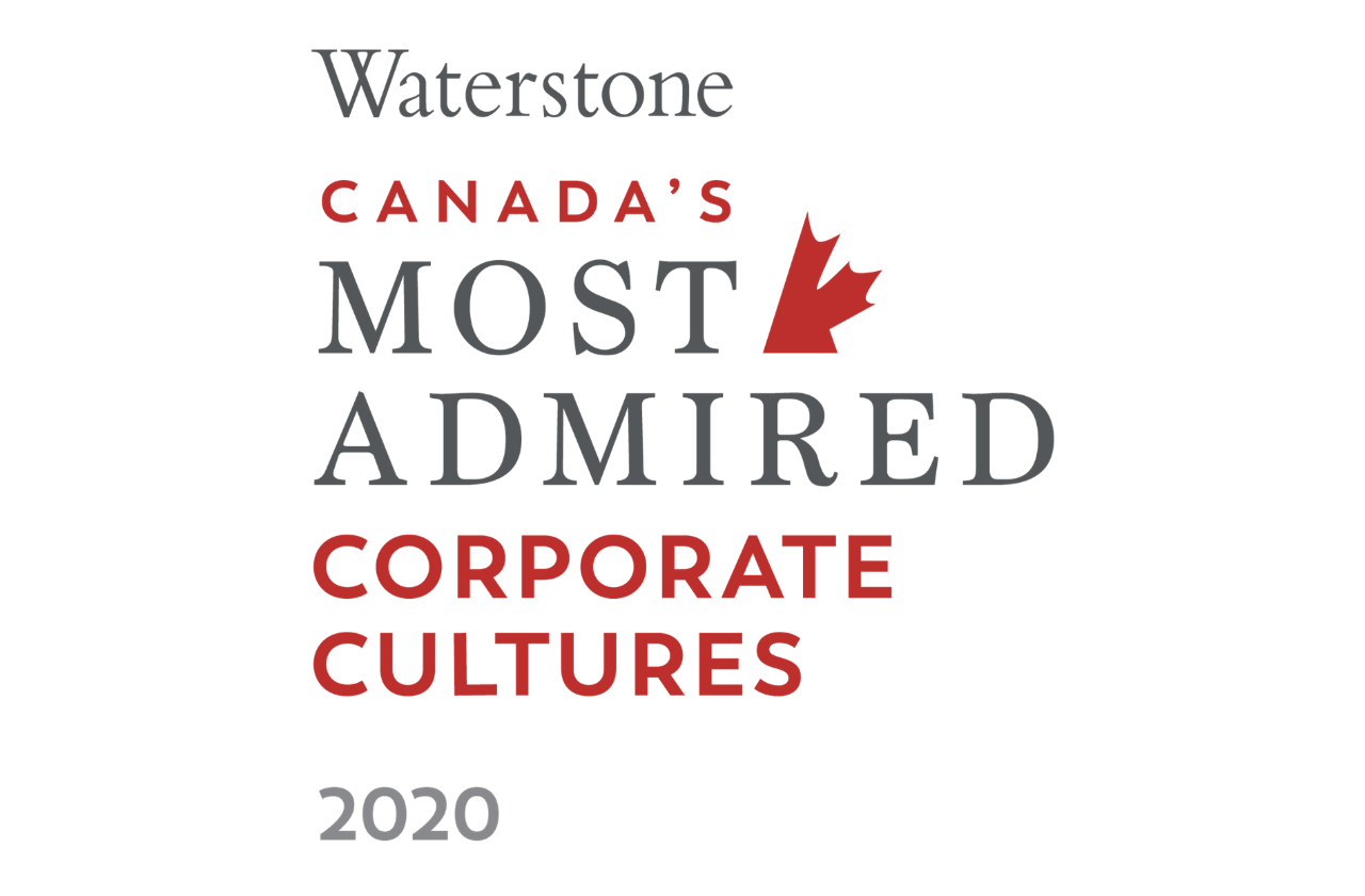 Waterstone Canada's most admired corporate culture logo