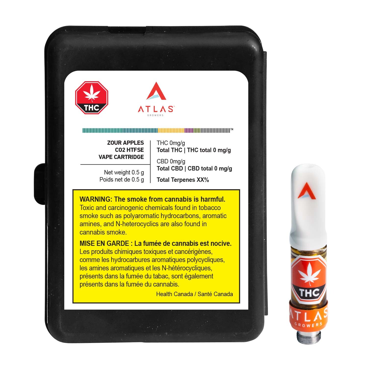 Atlas Growers Atlas Growers Zour Apple Vape Pen Cartridge