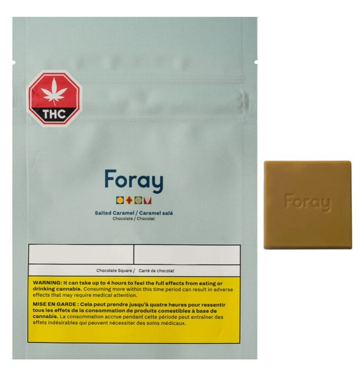 Foray Foray Salted Caramel Chocolate 10mg Square Edibles