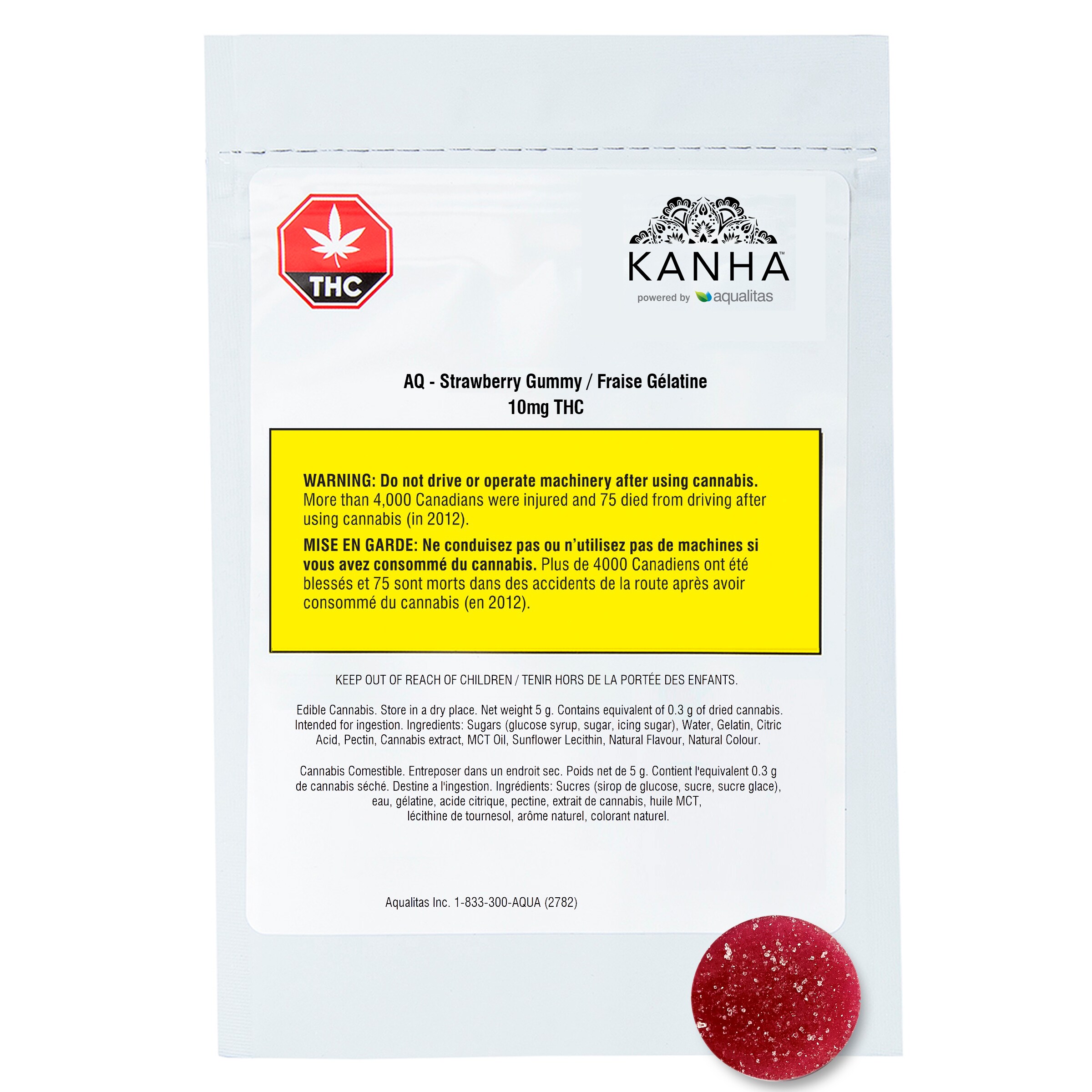Aqualitas Aqualitas AQ - Strawberry Gummy