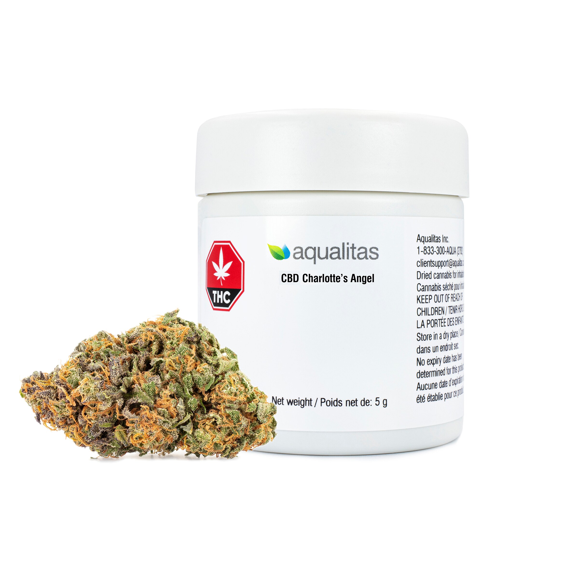Aqualitas Aqualitas CBD Charlotte's Angel Cannabis Flower