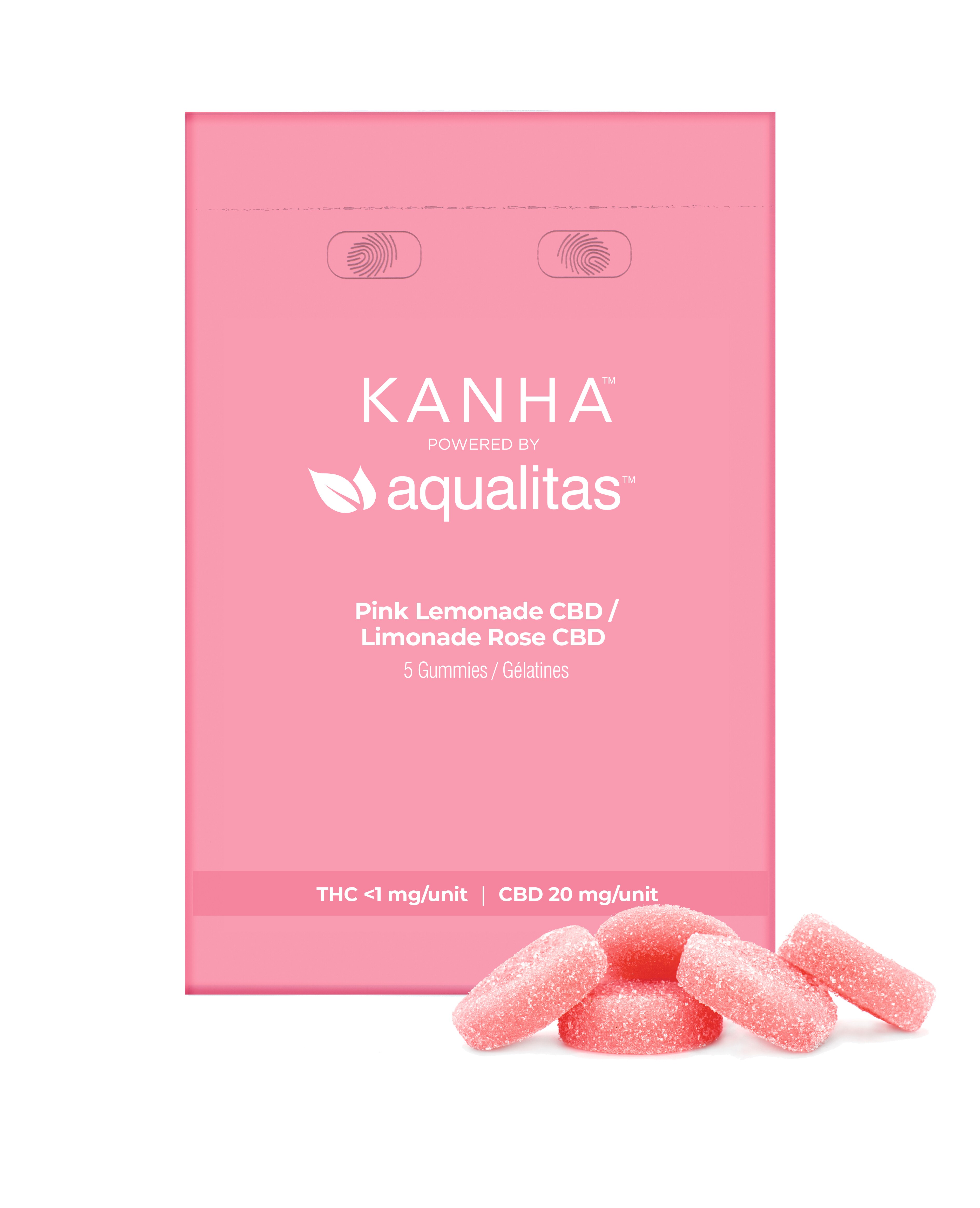 Aqualitas Aqualitas Pink Lemonade CBD Gummy
