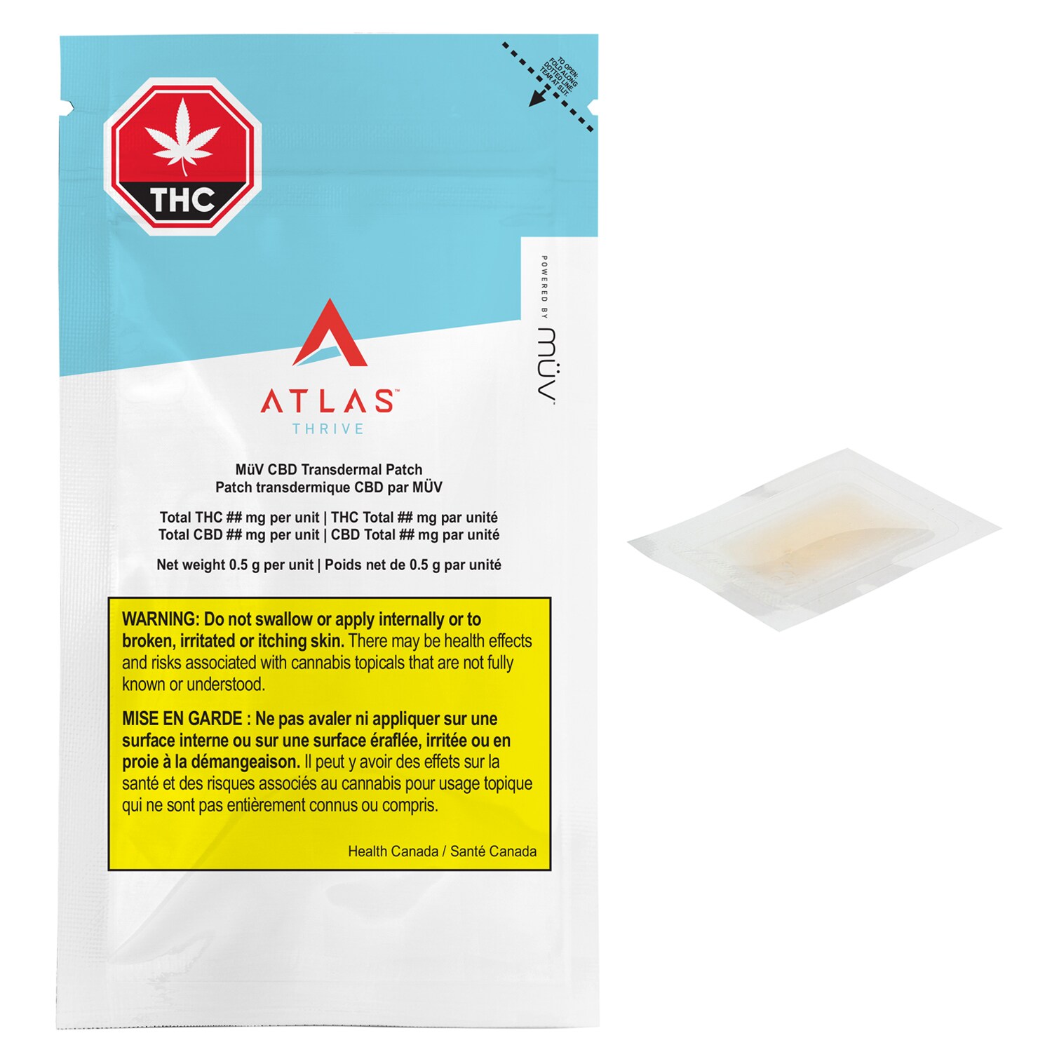 Atlas Thrive Atlas Thrive CBD Transdermal Patch