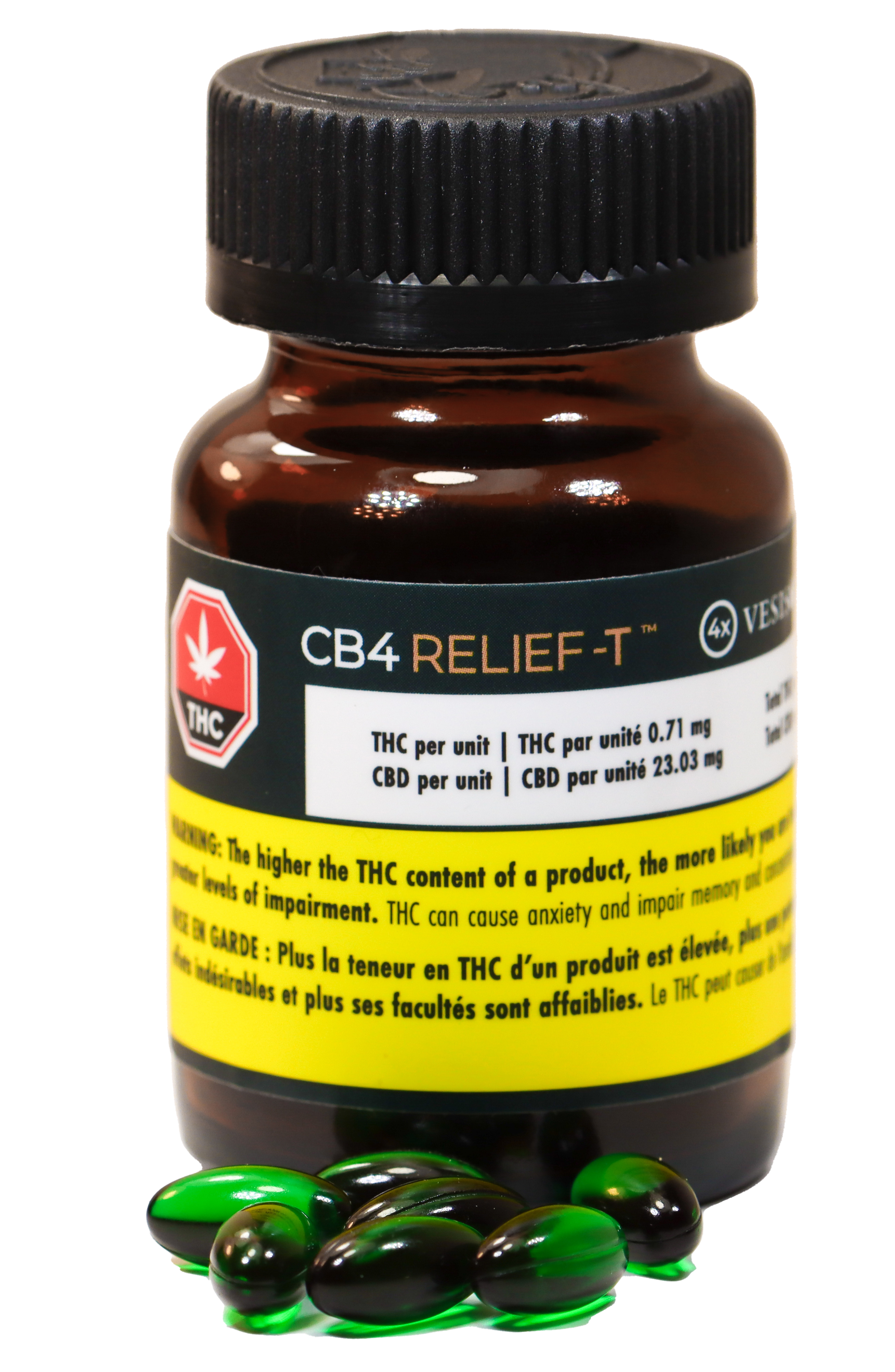 CB4 (Opticann) CB4 Relief-T Extra Strength (4x) Fast Acting Softgels