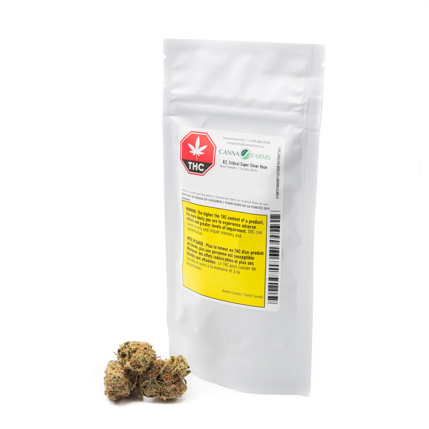 Canna Farms Canna Farms BC Critical Super Silver Haze Cannabis Flower