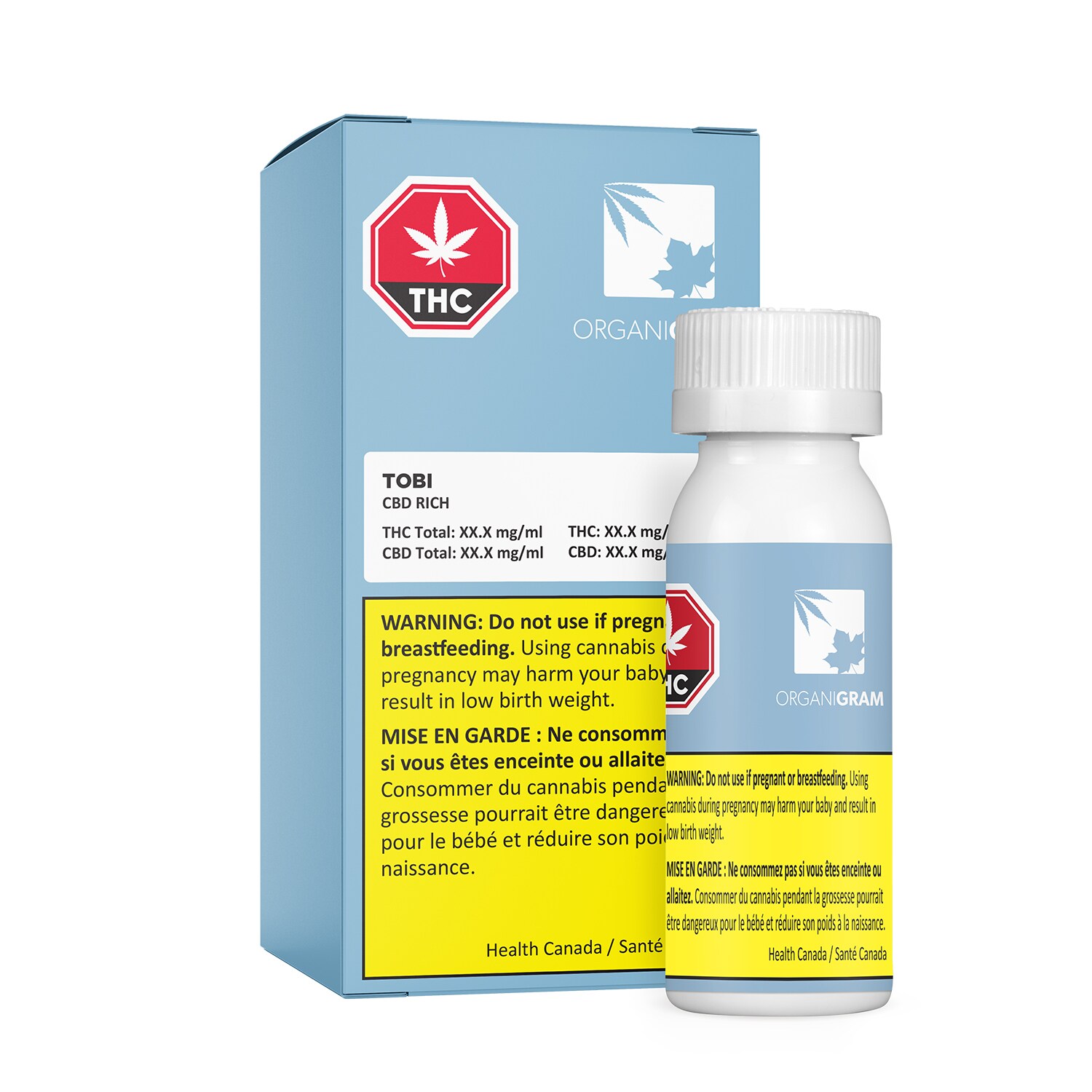 Organigram Organigram Tobi CBD Cannabis Oil