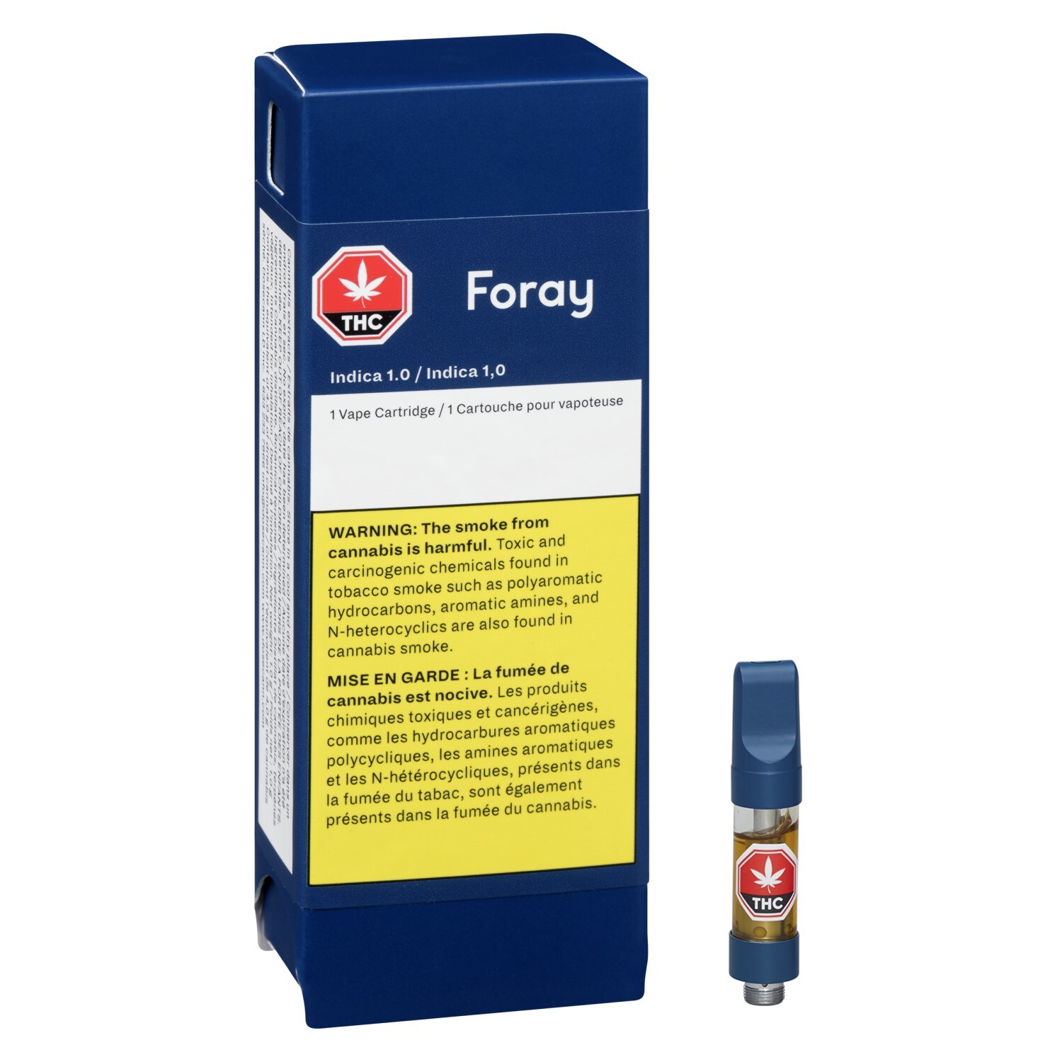 Foray Foray Indica Blackberry Cream 1g Vape Pen Cartridge