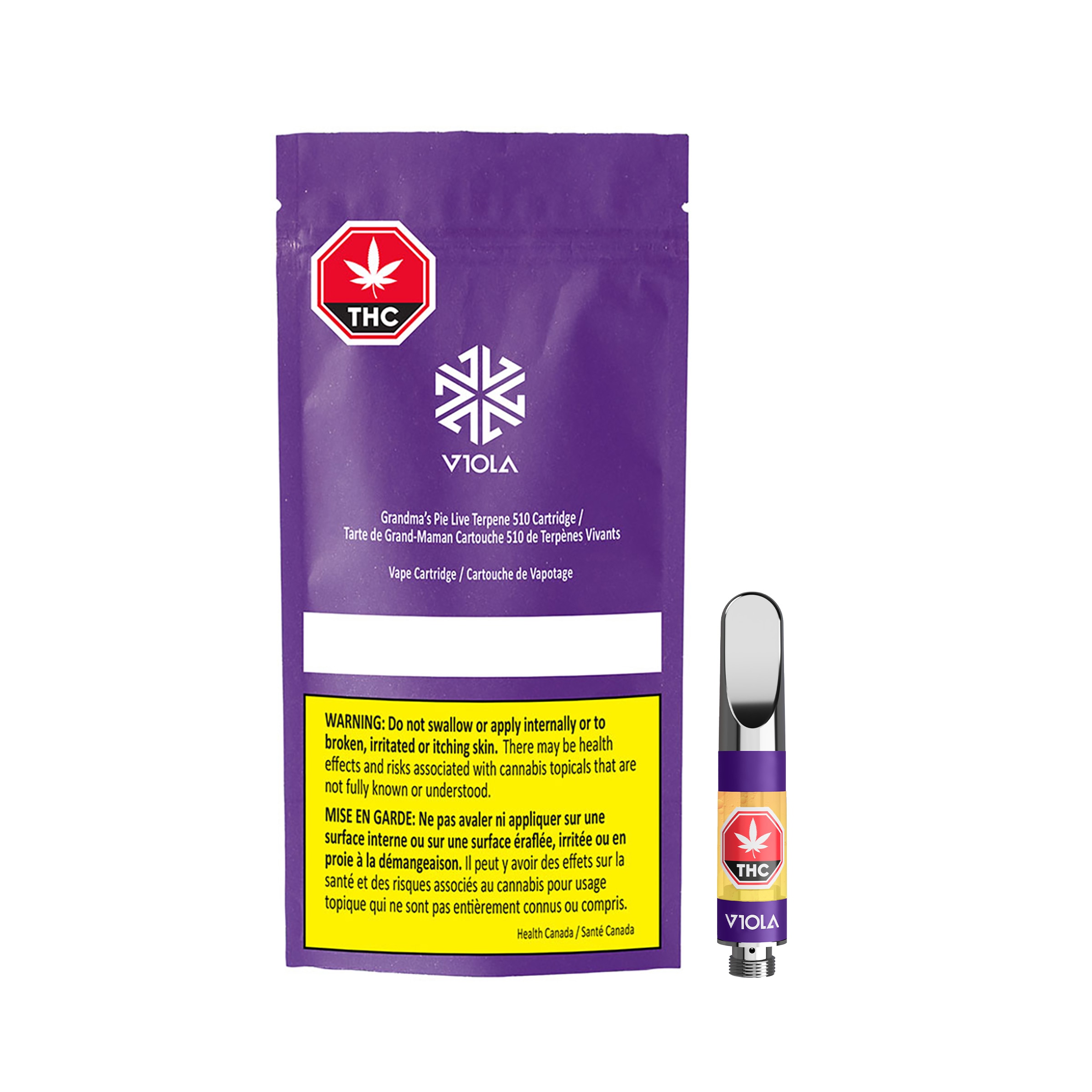Viola (Avicanna) Viola Grandma's Pie Live Terpene 510 Cartridge