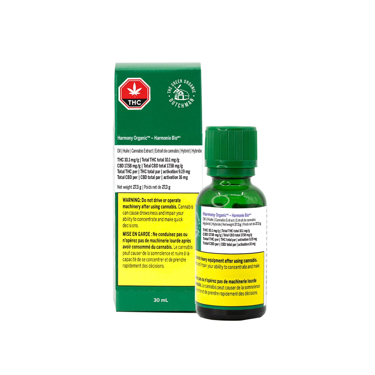 TGOD TGOD Harmony Organic Cannabis Oil