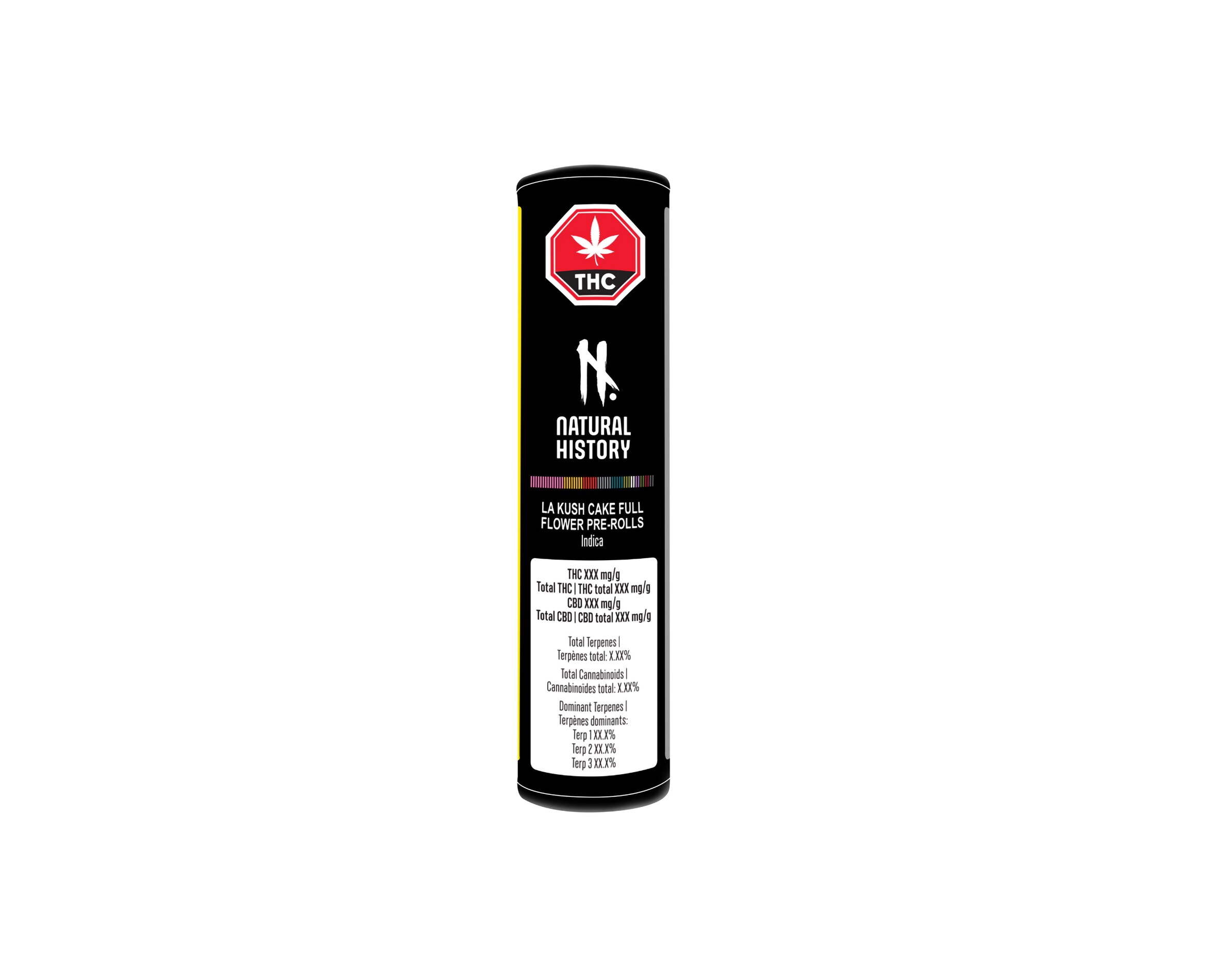 Natural History Natural History LA Kush Cake Full Flower Pre-Rolls