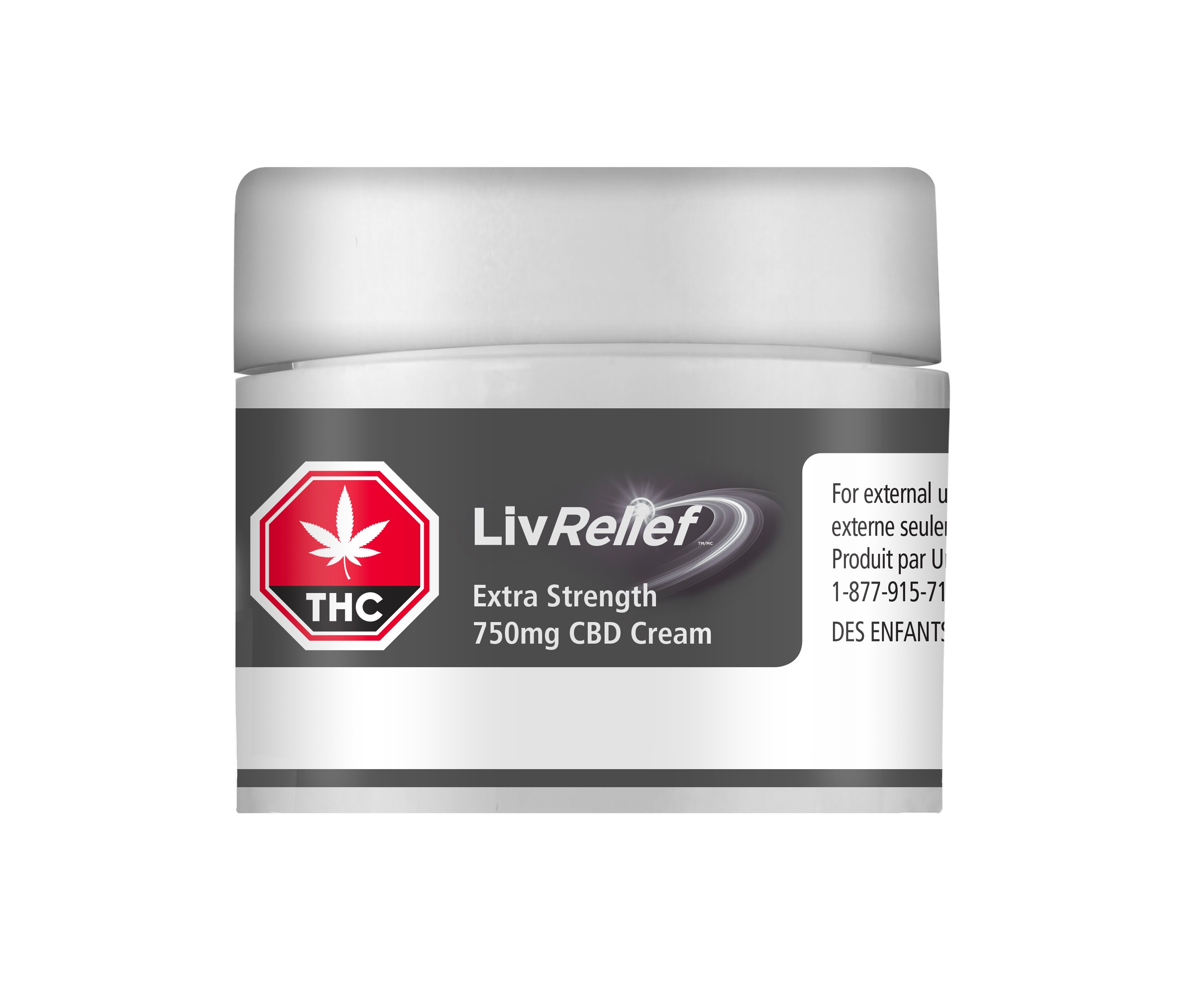 LivRelief LivRelief Extra Strength Transdermal CBD Cream 750mg