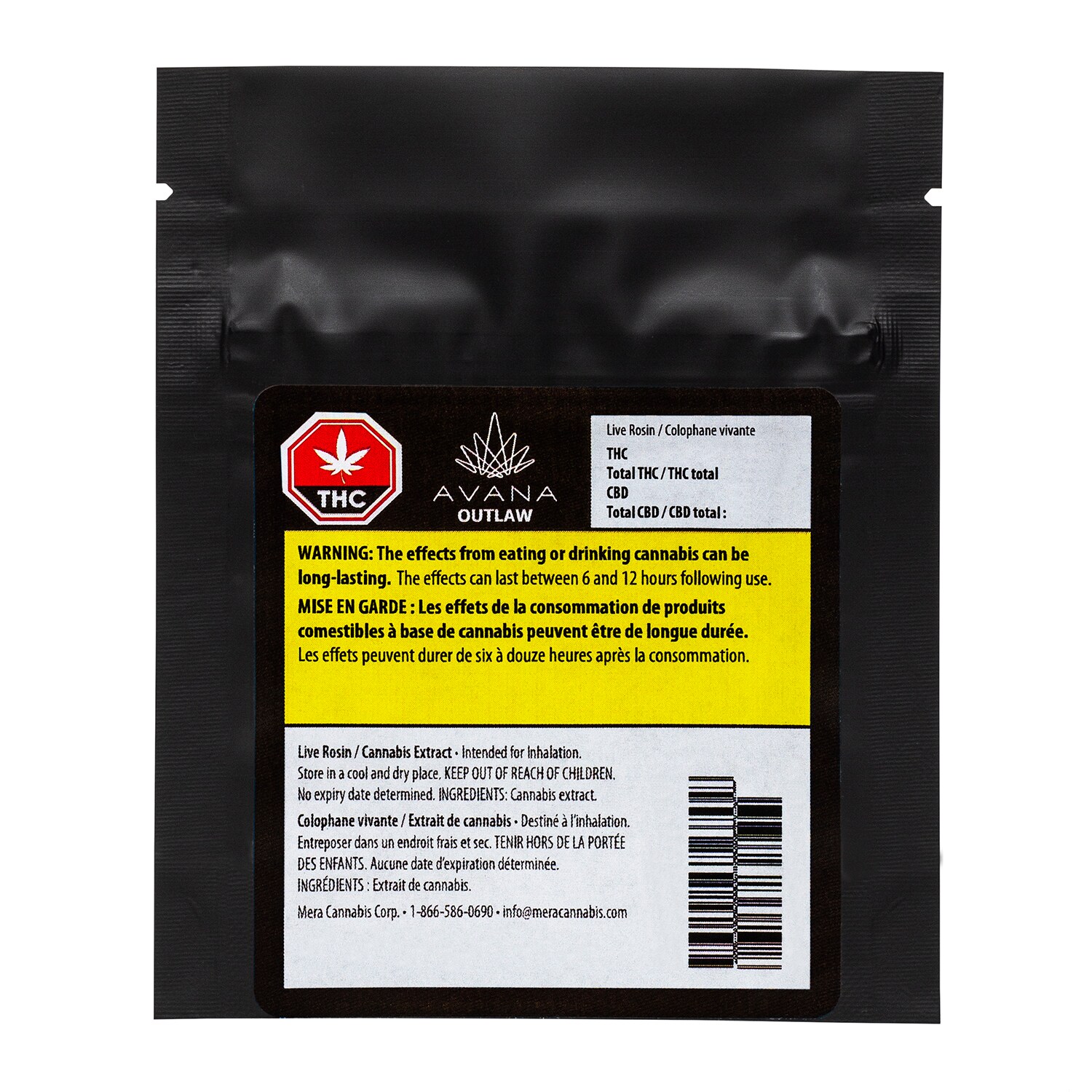 Avana Avana Outlaw Live Rosin 0.5g