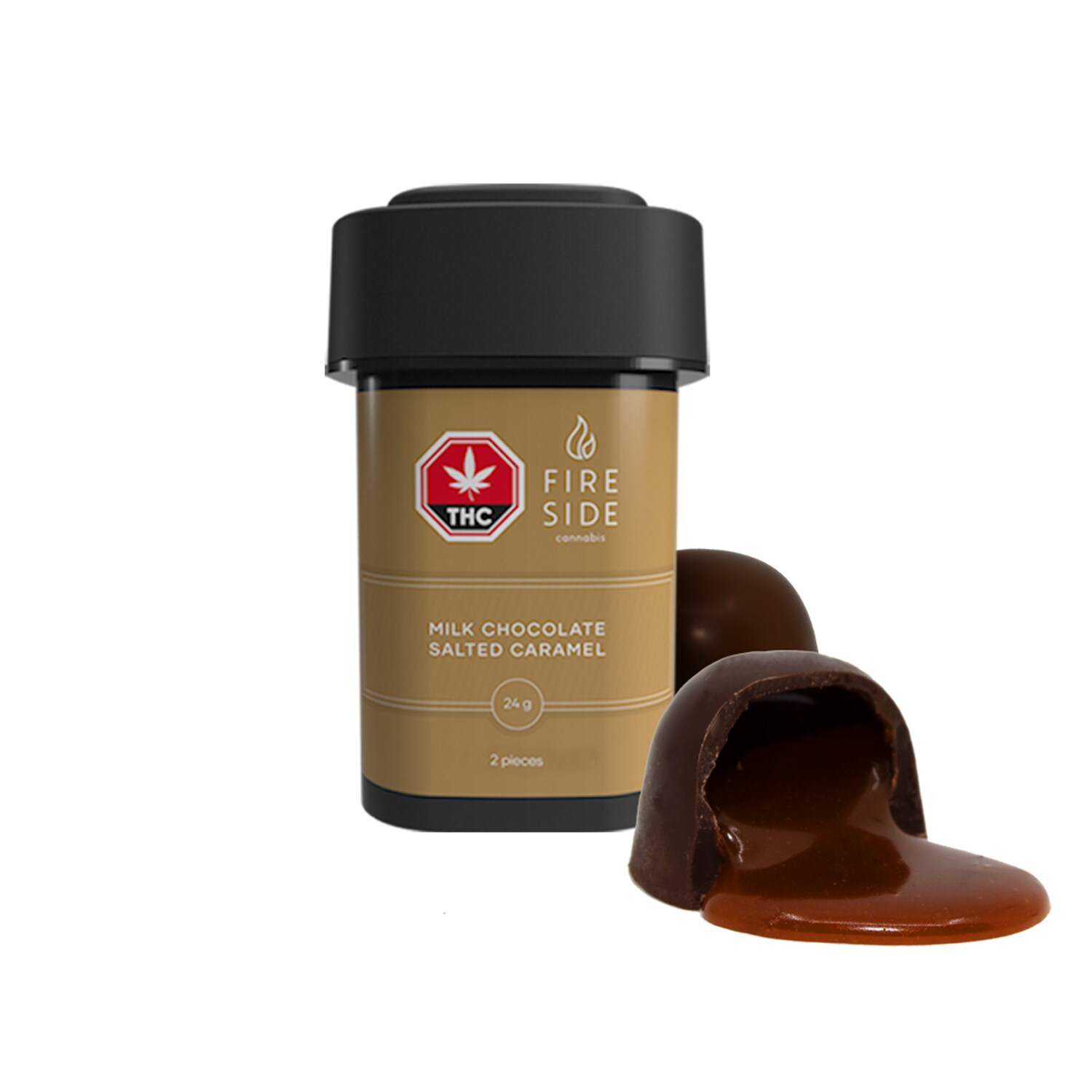 Fireside (Canna Farms) Fireside (Canna Farms) THC Milk Chocolate Salted Caramel