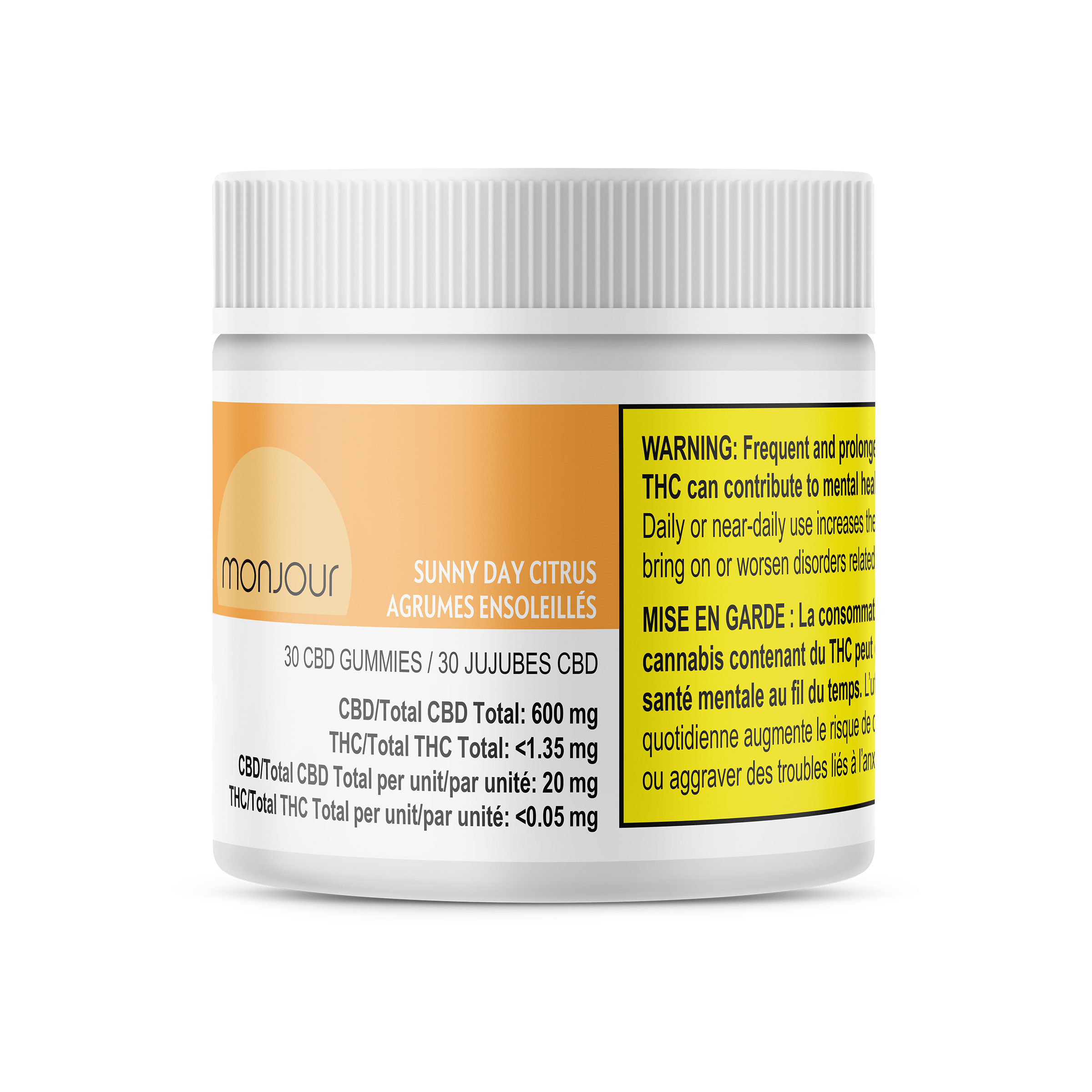 Monjour Monjour, Sunny Citrus Gummies