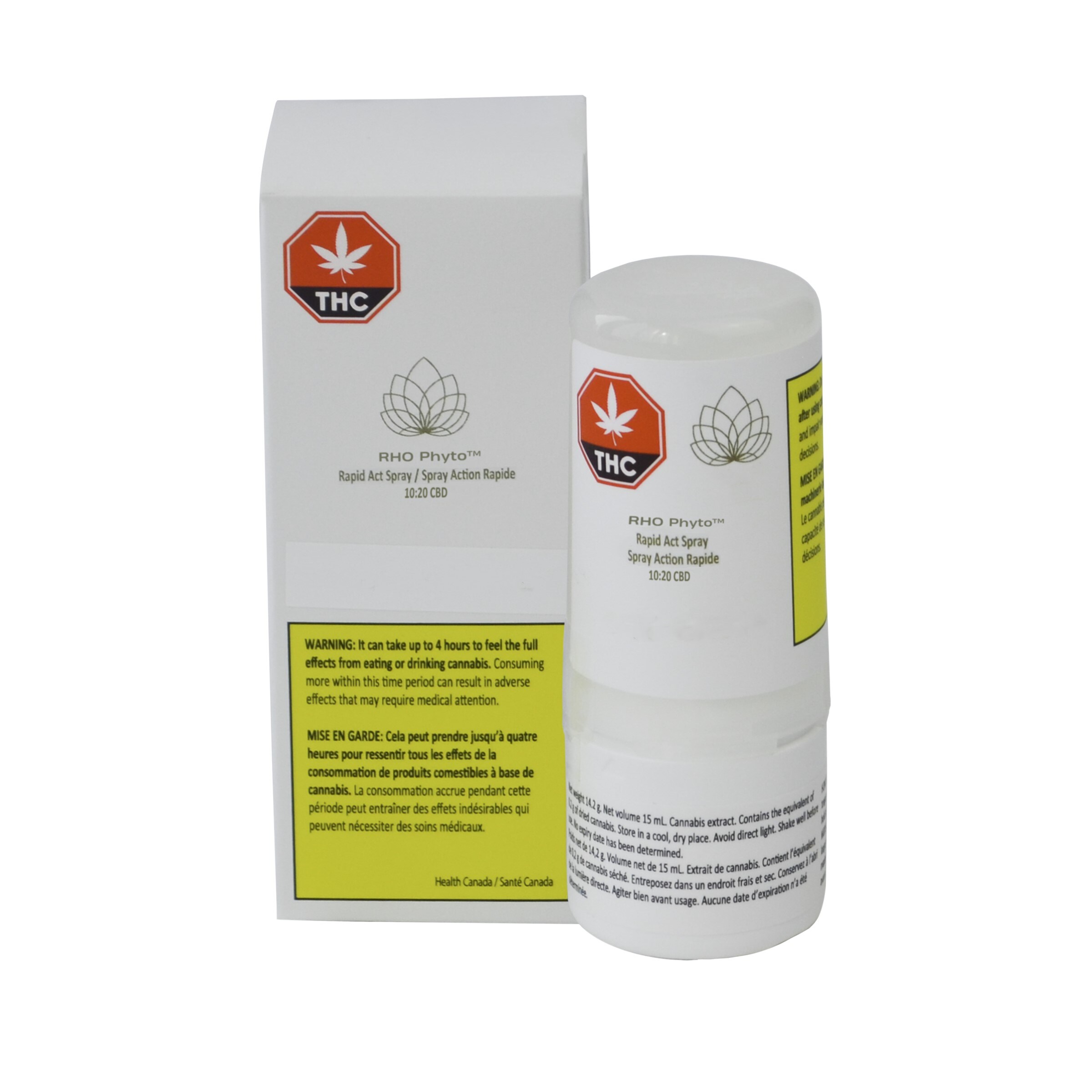 RHO Phyto (Avicanna) RHO Phyto Rapid Act Spray 10:20 CBD Cannabis Oil Spray