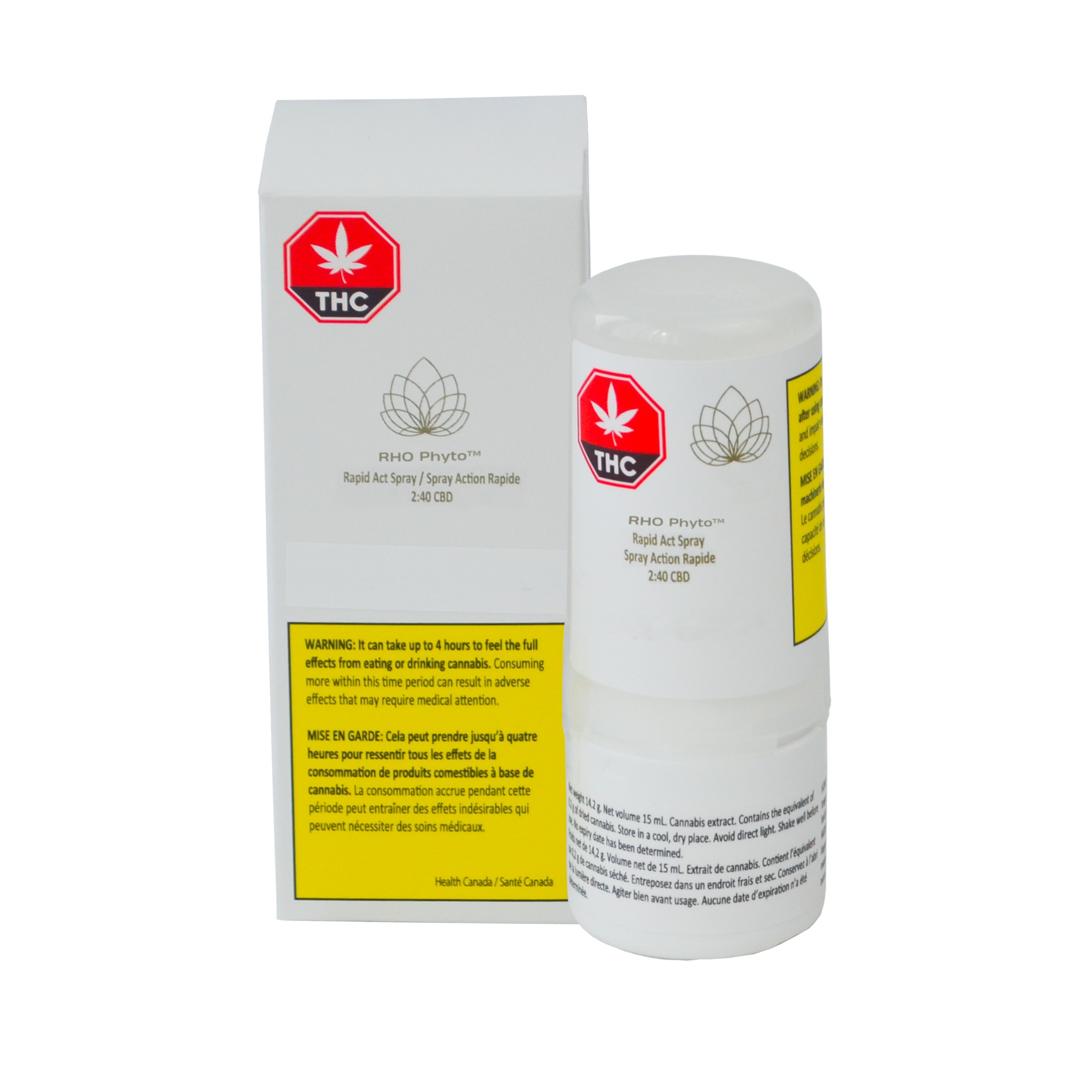 RHO Phyto (Avicanna) RHO Phyto Rapid Act Spray 2:40 CBD Cannabis Oil Spray