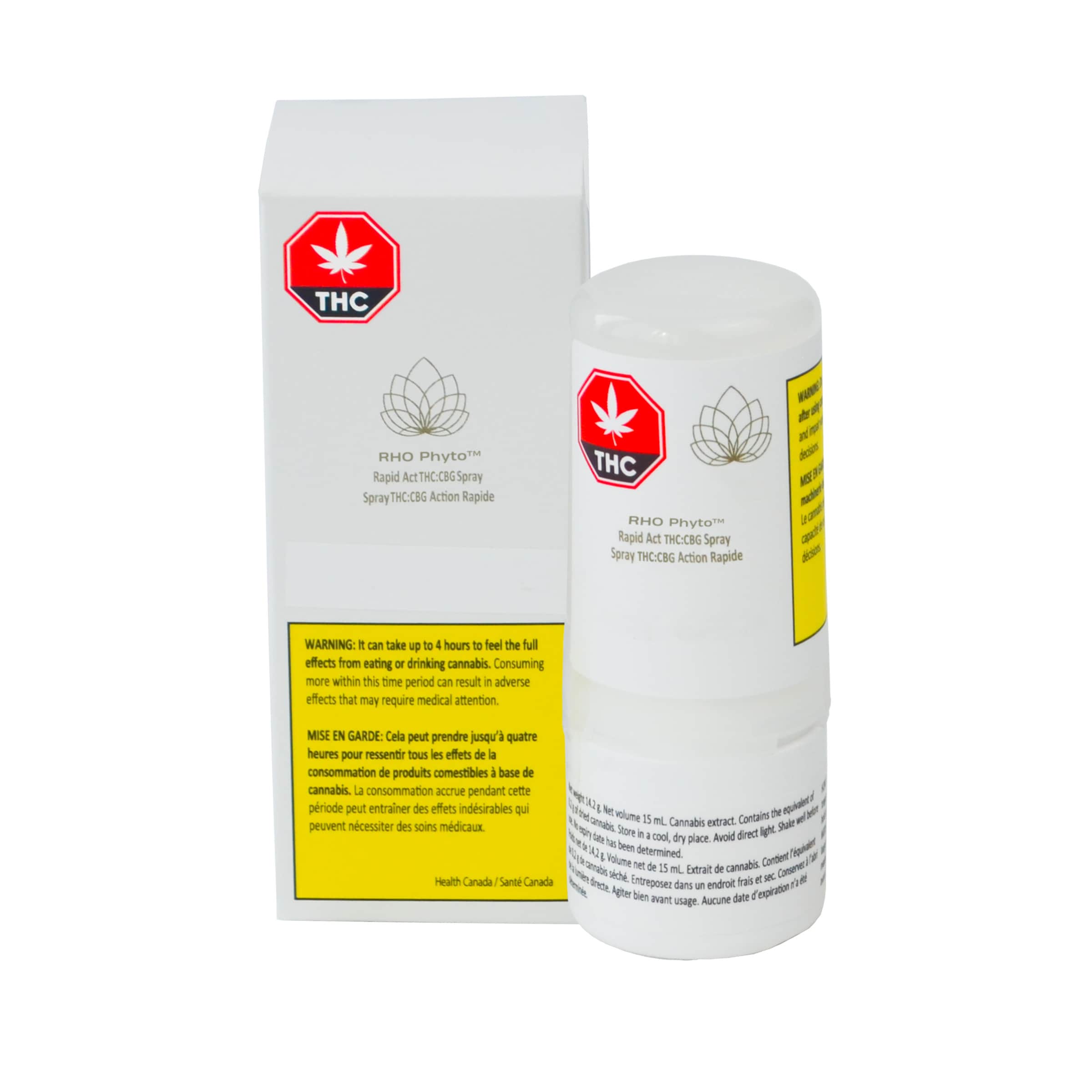 RHO Phyto (Avicanna) RHO Phyto Rapid Act Spray 20:10 THC:CBG Cannabis Oil Spray