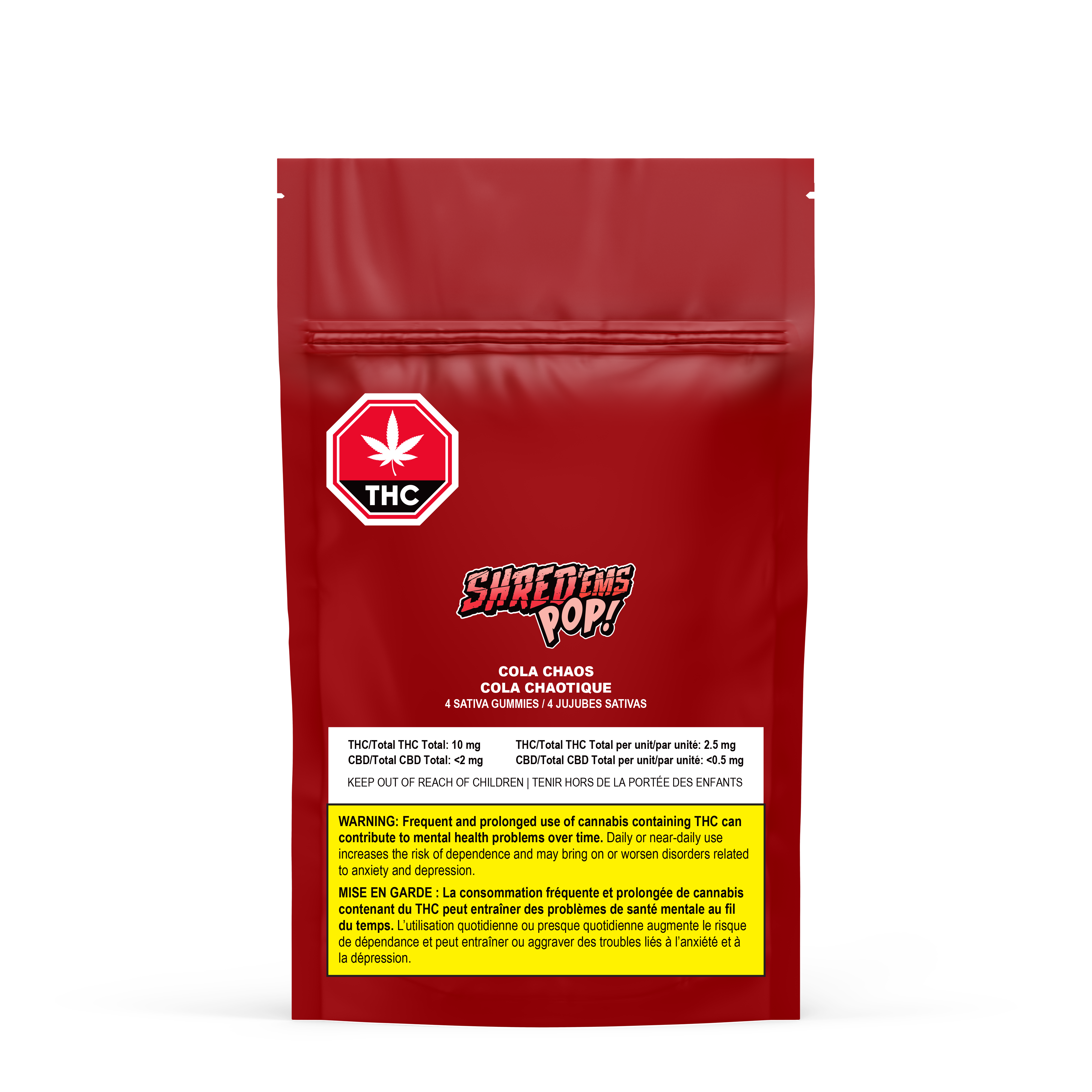Shred Shred'ems Cola Chaos Gummies