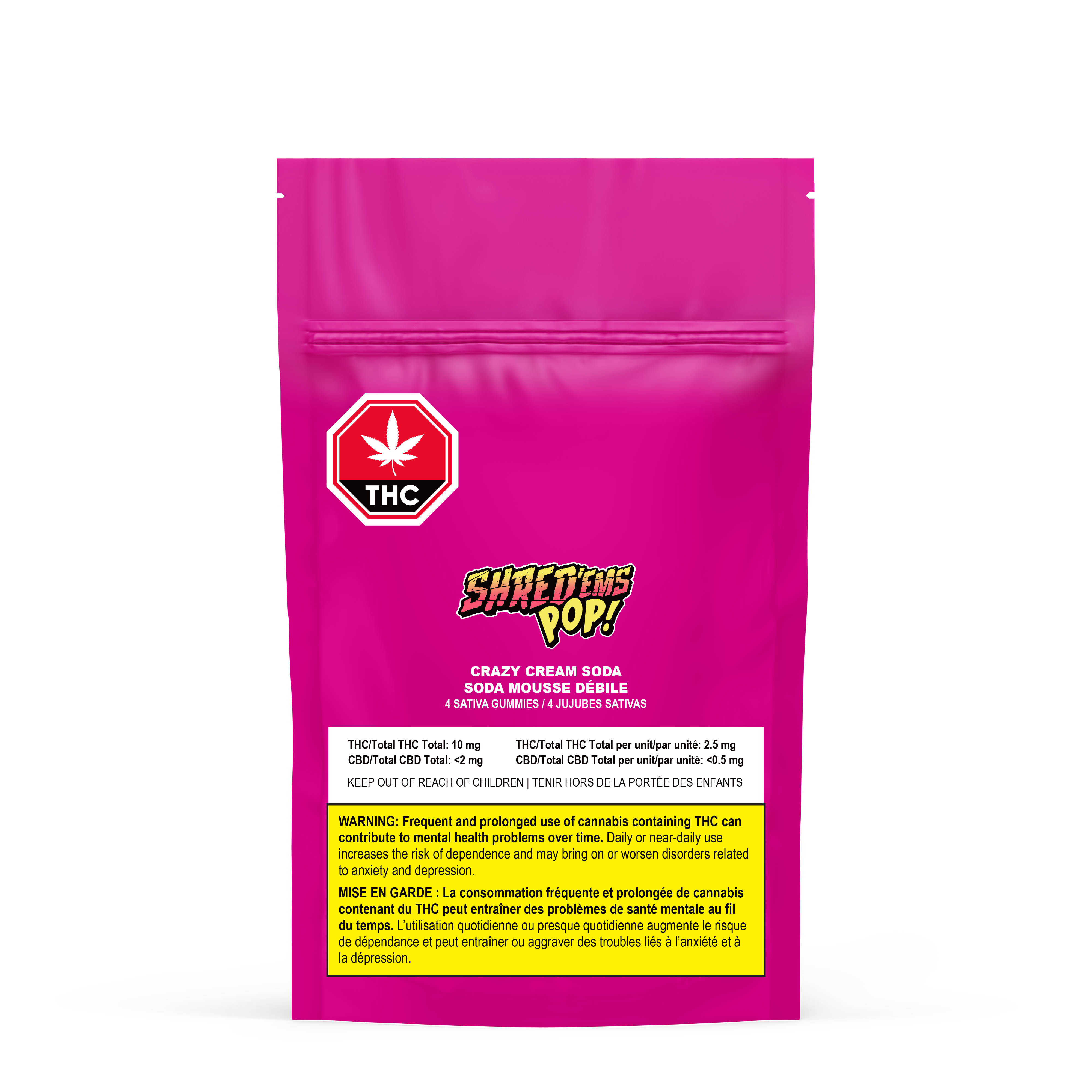 Shred Shred'ems Crazy Cream Soda Gummies