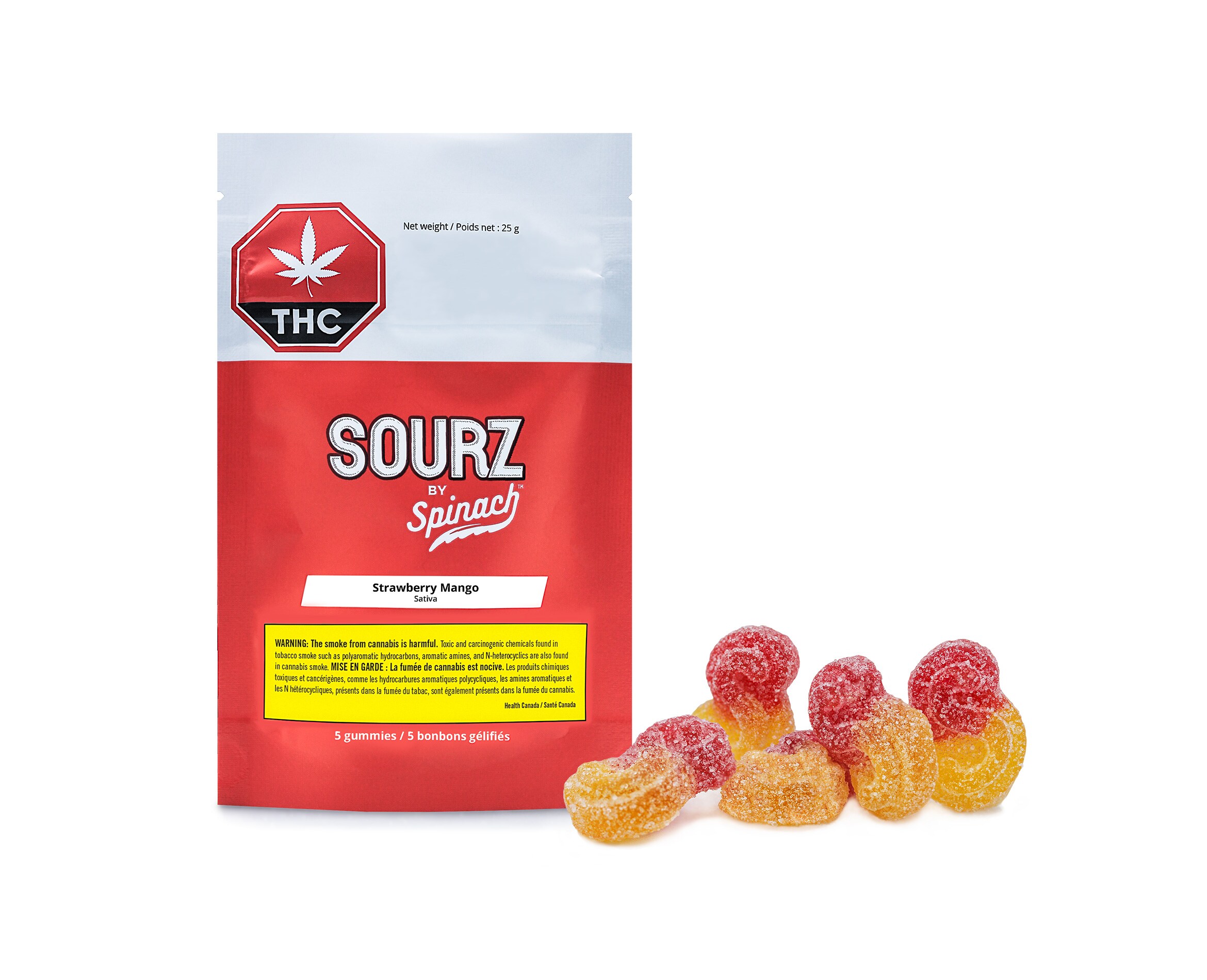 SOURZ by Spinach SOURZ by Spinach Strawberry Mango Gummies
