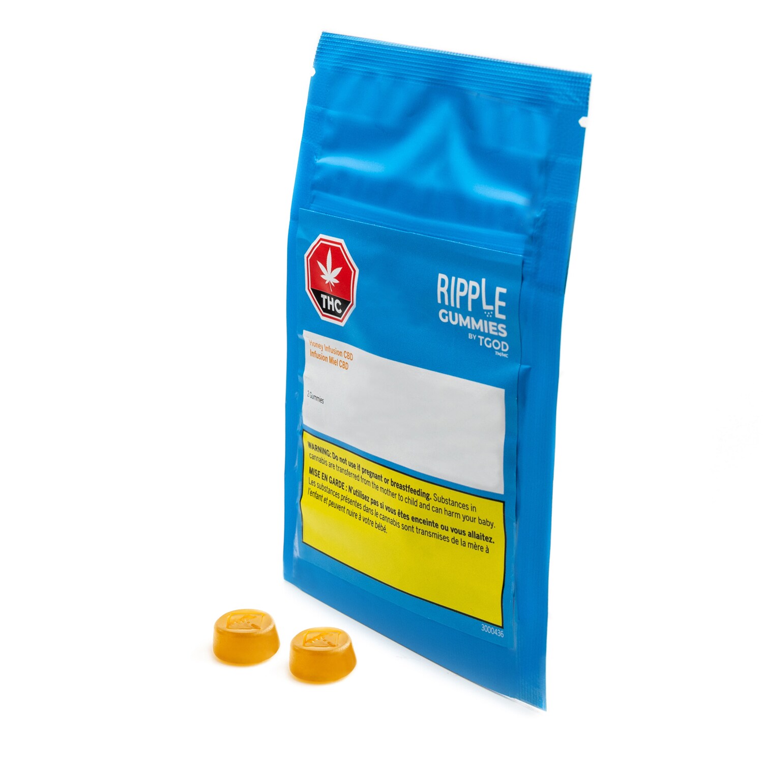 TGOD Ripple Gummies by TGOD -Honey Infusion 10mg CBD Gummies