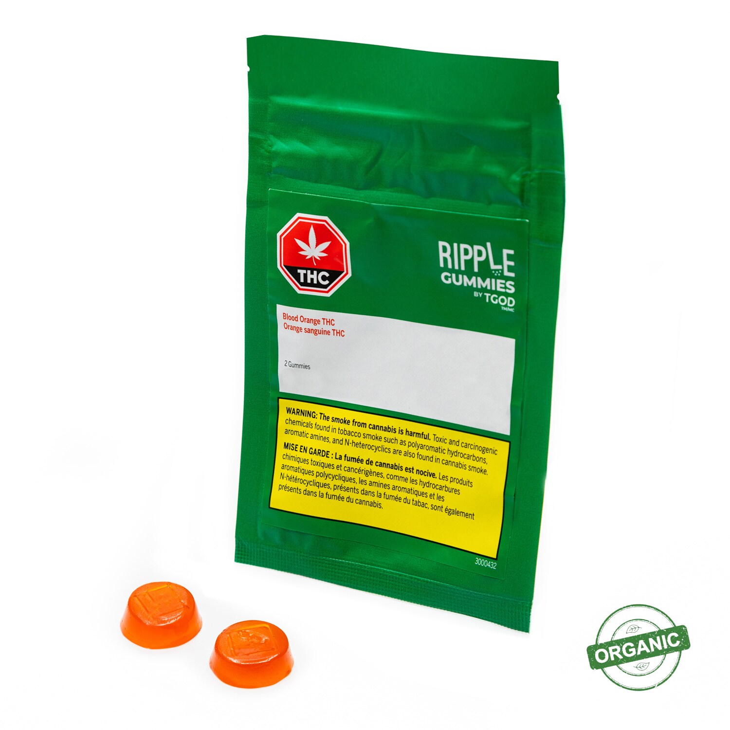 TGOD Ripple Gummies by TGOD Blood Orange 5mg THC Gummies