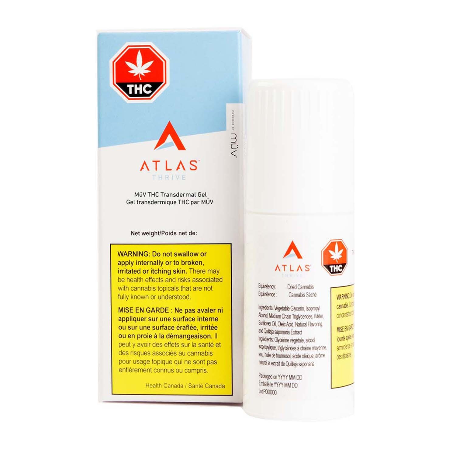Atlas Thrive Atlas Thrive THC Transdermal Gel