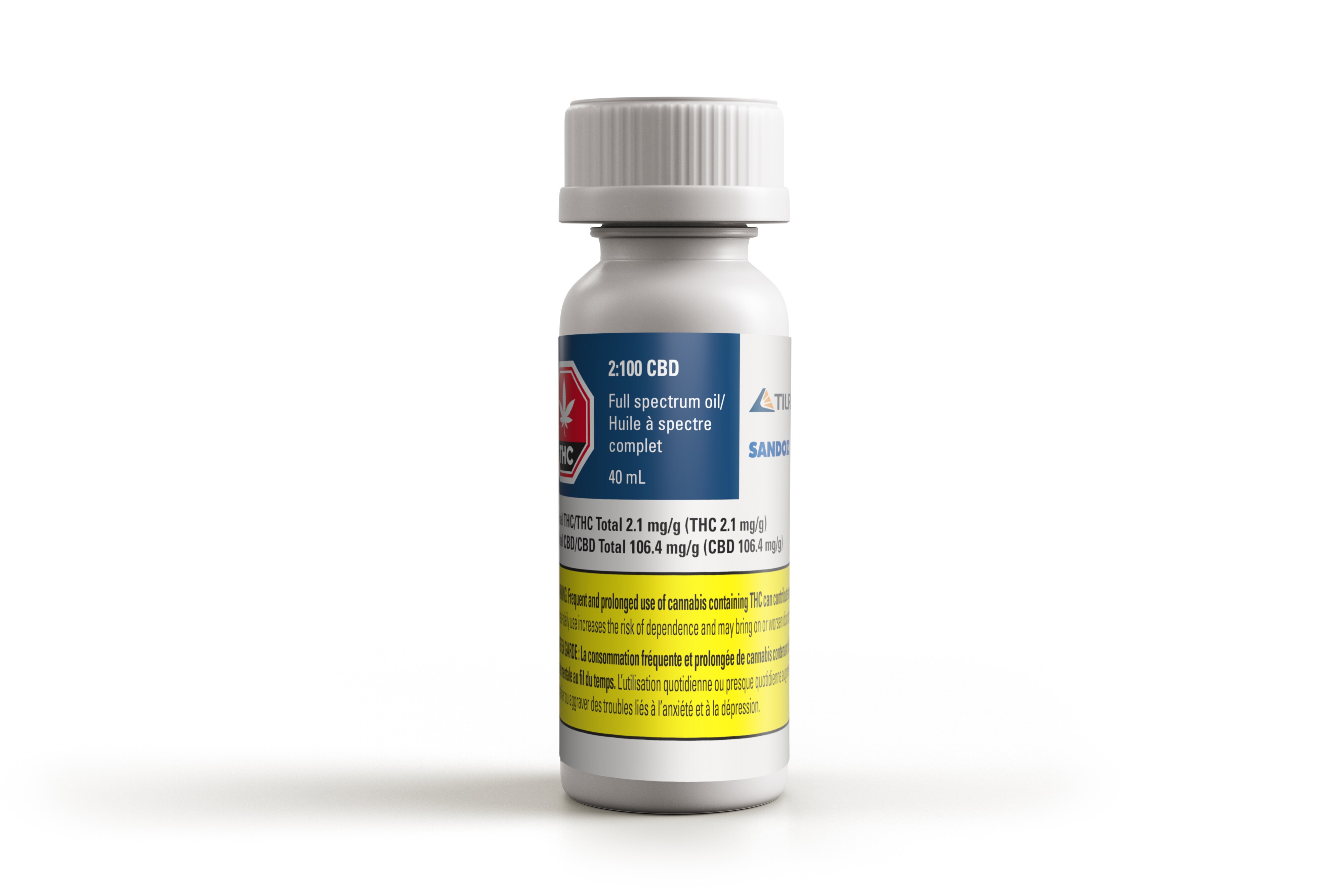 Tilray Tilray 2:100 High CBD Cannabis Oil