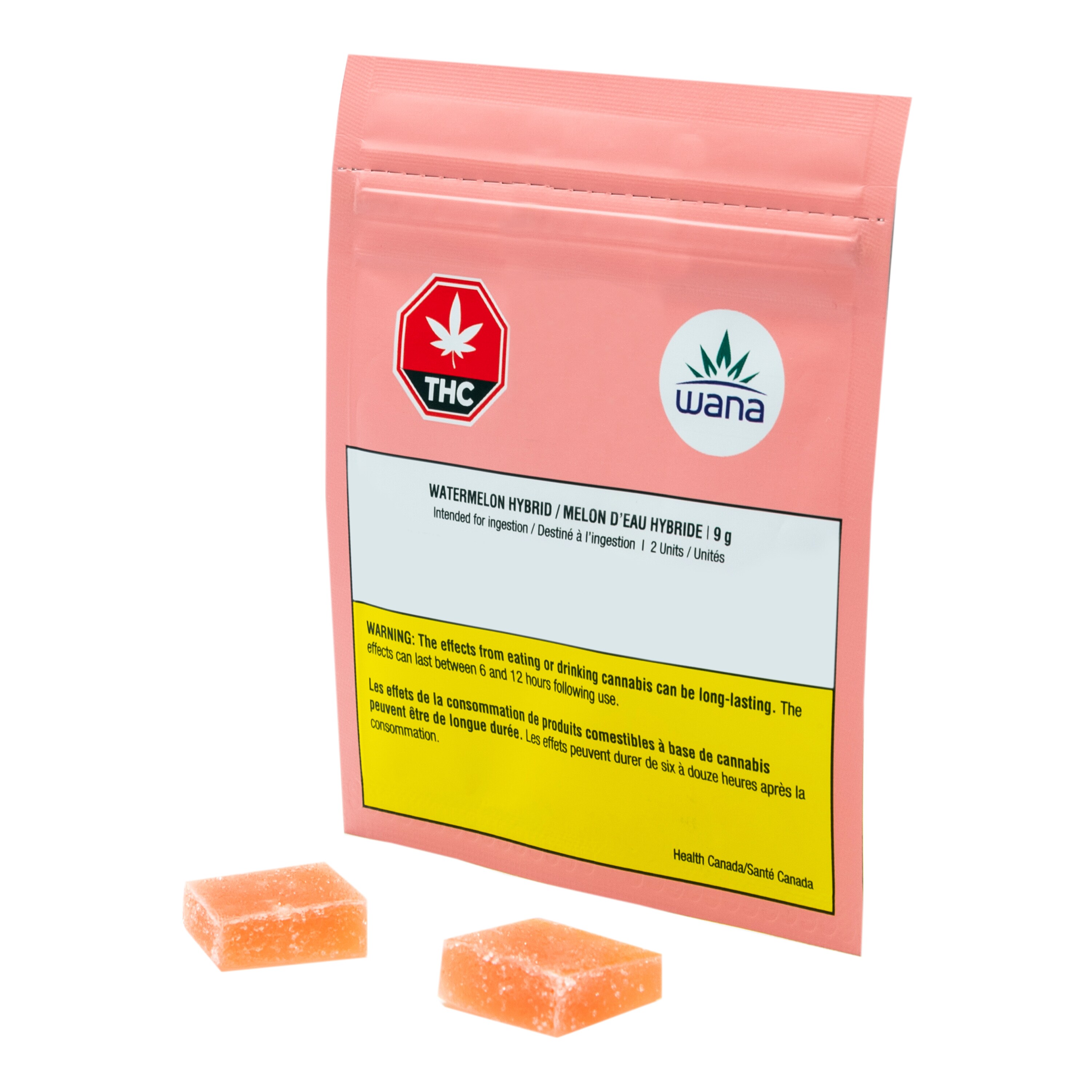 Wana Wana (Indiva) Watermelon Hybrid Sour Gummies