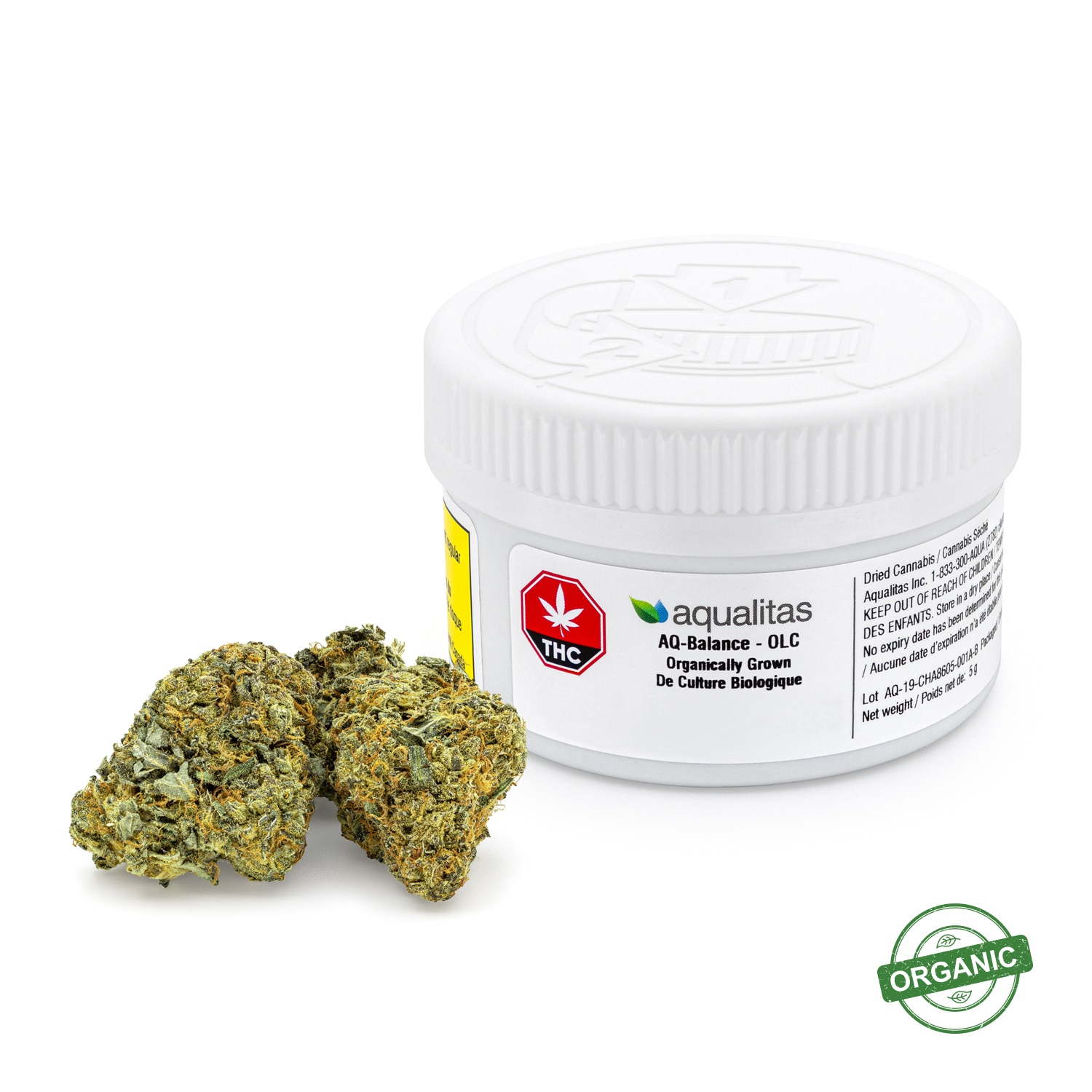 Aqualitas Aqualitas CBD God Bud X Cannabis Flower