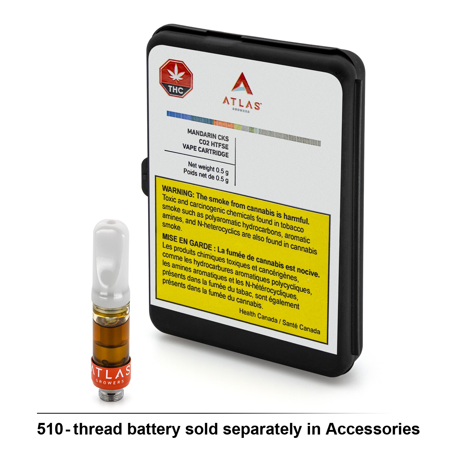 Atlas Growers Atlas Growers Mandarin CKS Terp Sauce Vape Pen Cartridge
