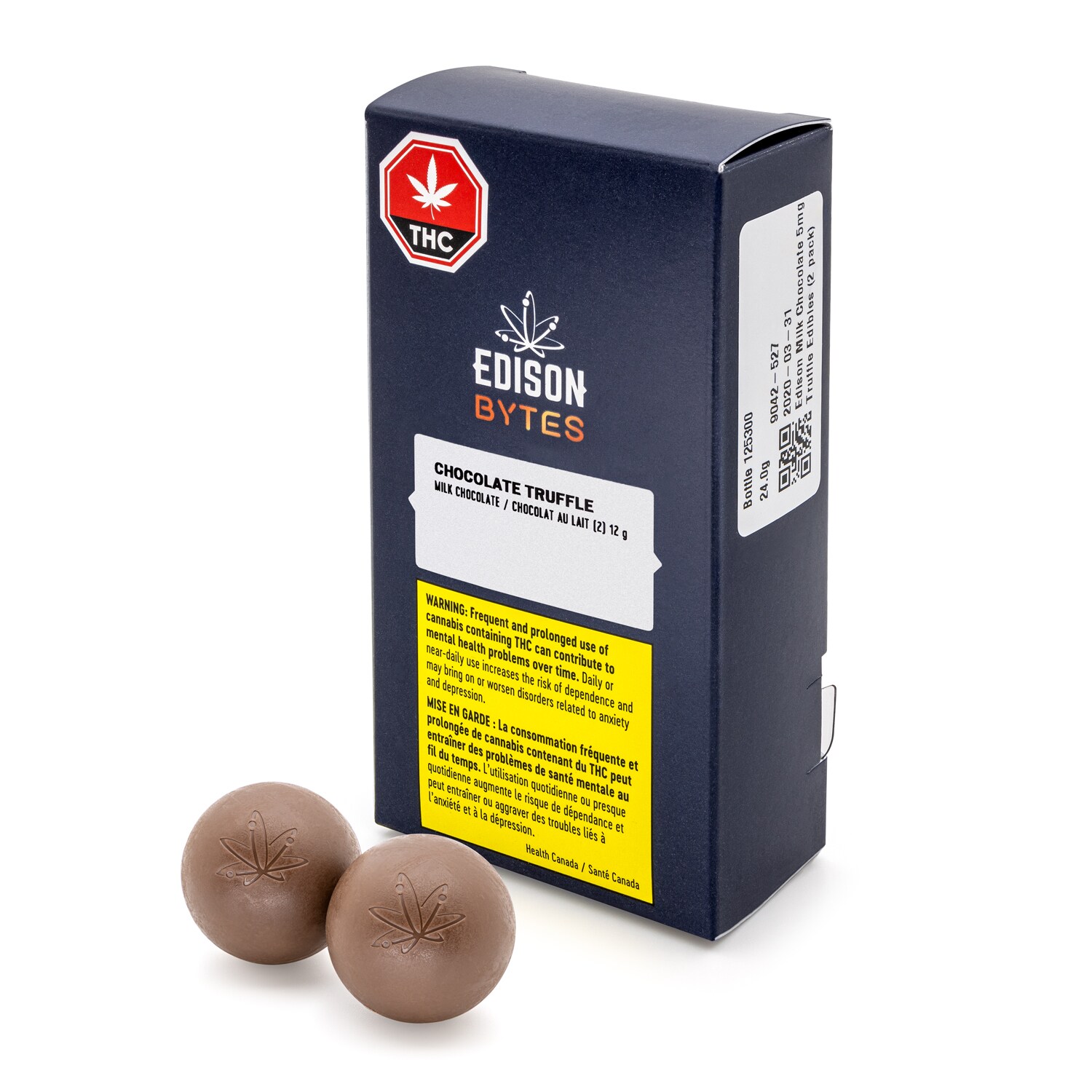 Edison Cannabis Co Edison Bytes Milk Chocolate Truffle 5mg (2 pack)