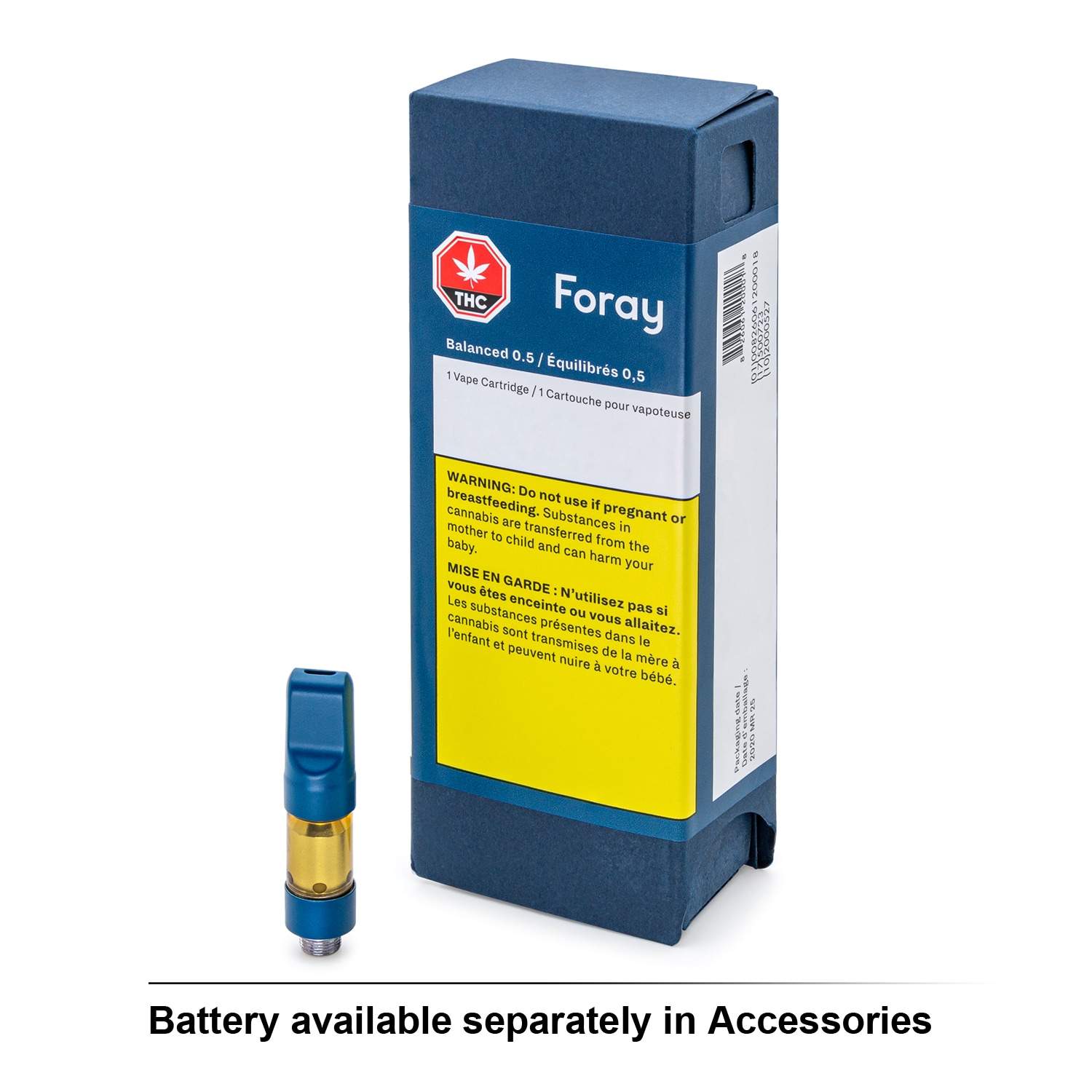 Foray Foray Balanced 0.5g Vape Pen Cartridge