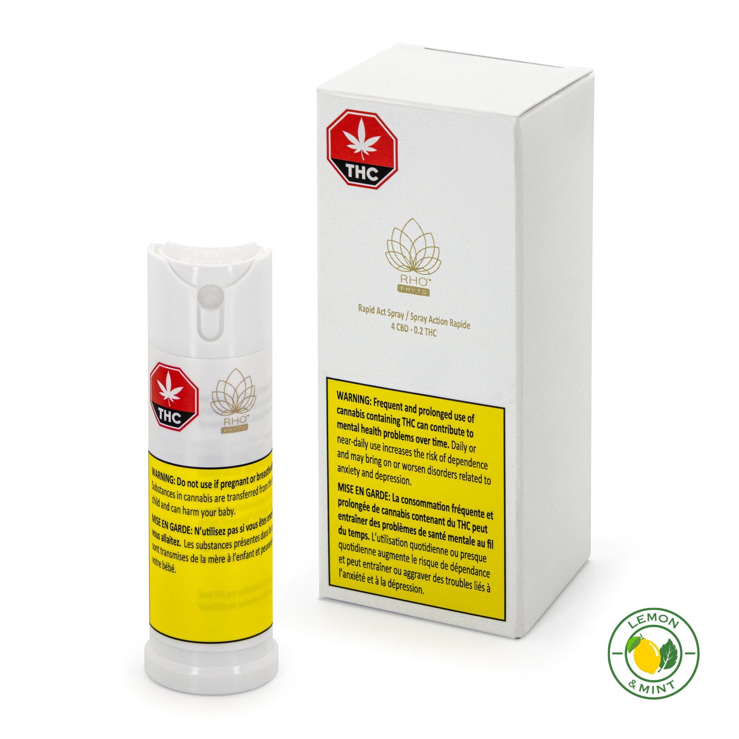 RHO Phyto (Avicanna) RHO Phyto Rapid Act Spray 2:40 CBD Cannabis Oil Spray