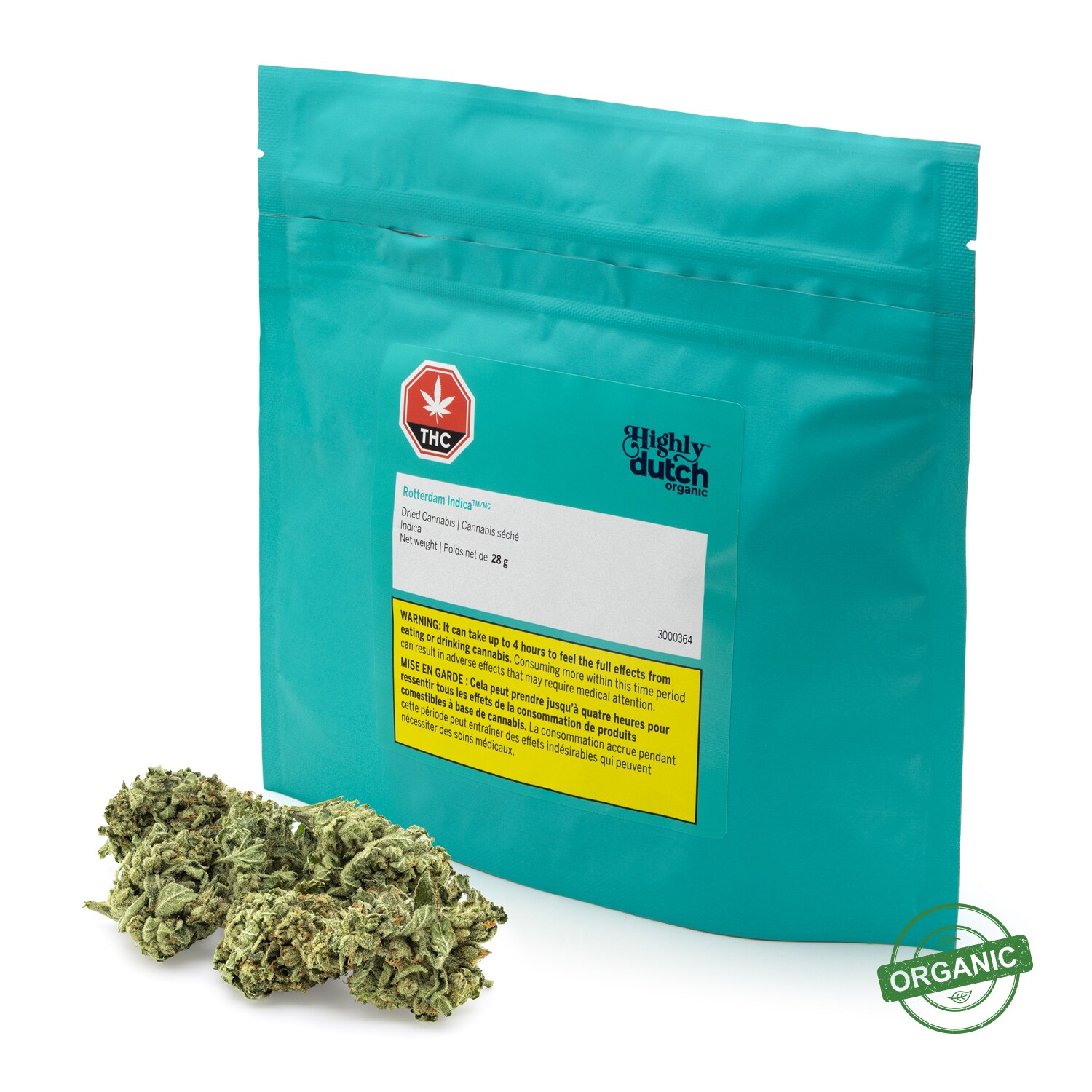 TGOD Highly Dutch Organic Rotterdam Indica (TGOD) Cannabis Flower