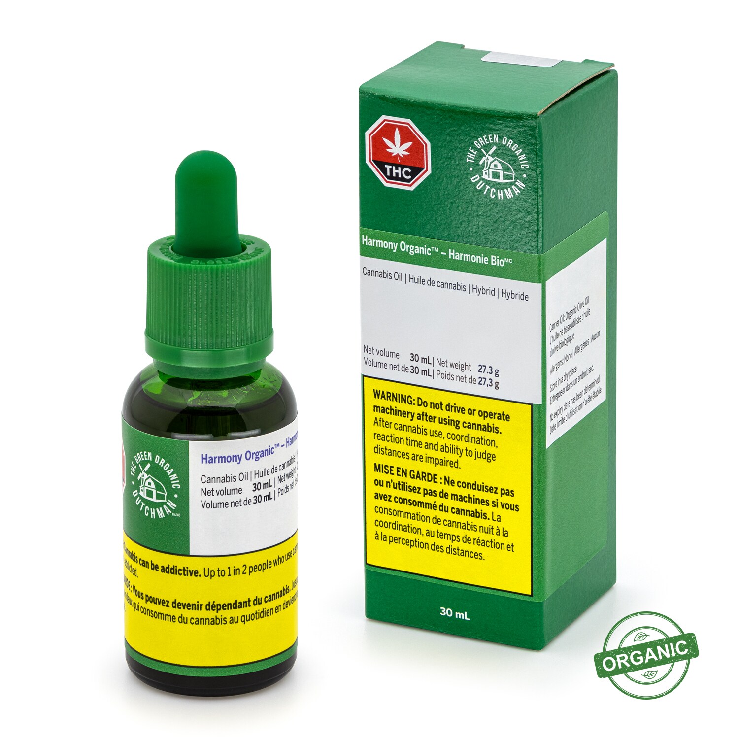 TGOD TGOD Harmony Organic Balanced Cannabis Oil