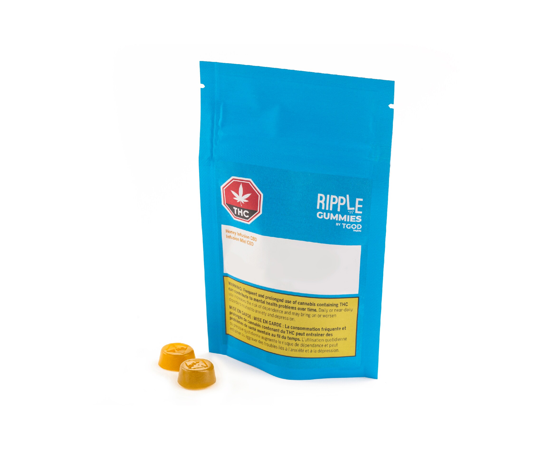 TGOD Ripple Gummies by TGOD -Honey Infusion 10mg CBD Gummies