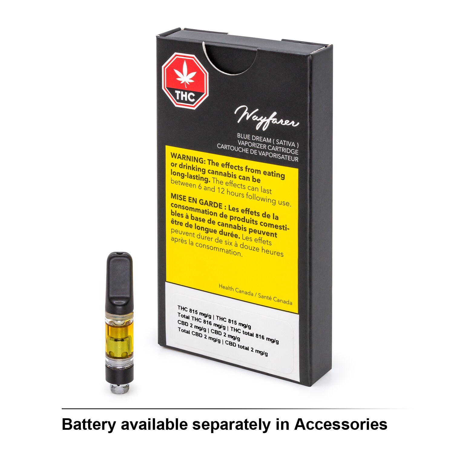 Wayfarer Wayfarer Blue Dream 0.5g Vape Pen Cartridge
