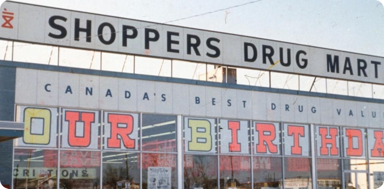 Vintage shoppers drug mart sign